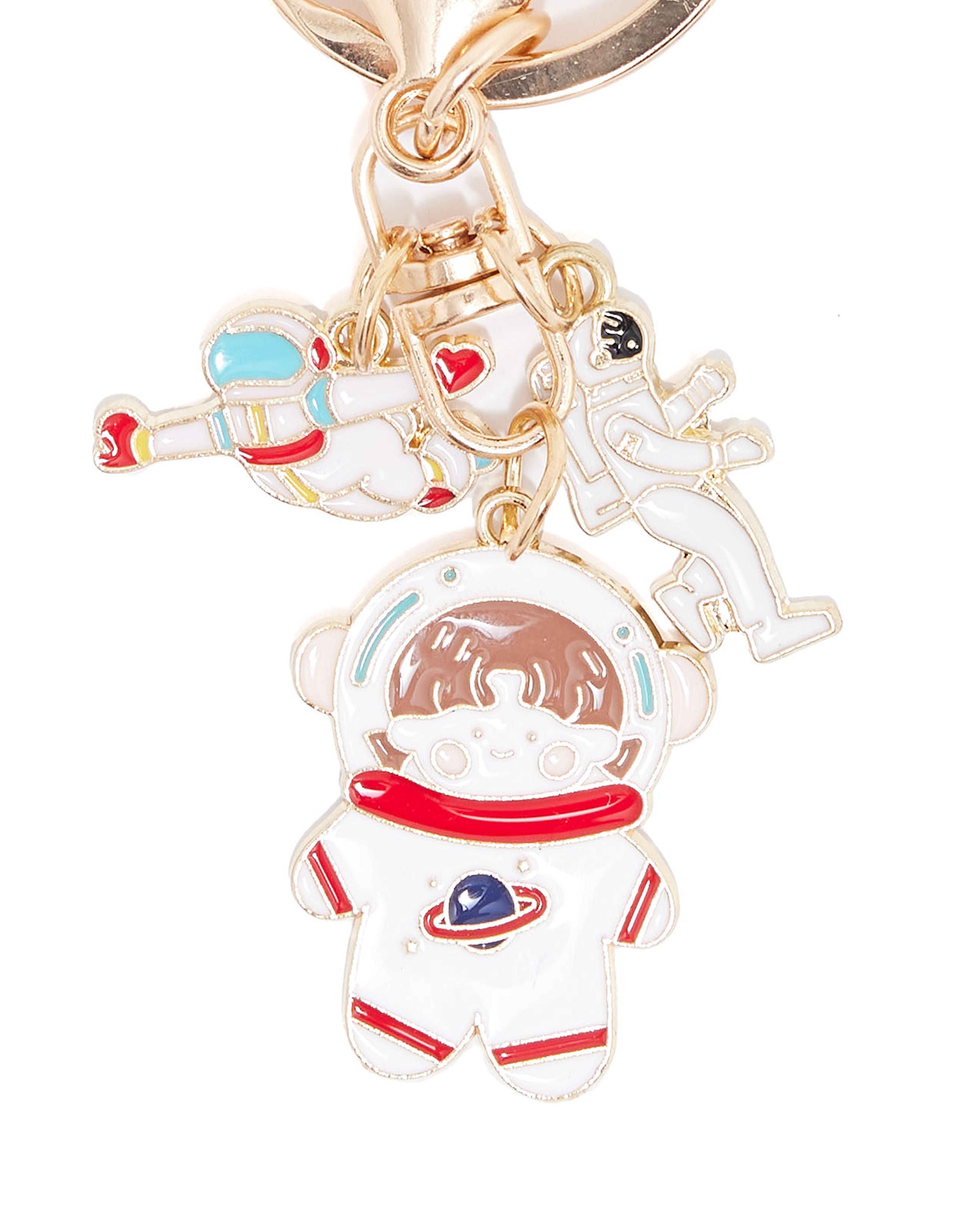 Astronaut Charm Keychain