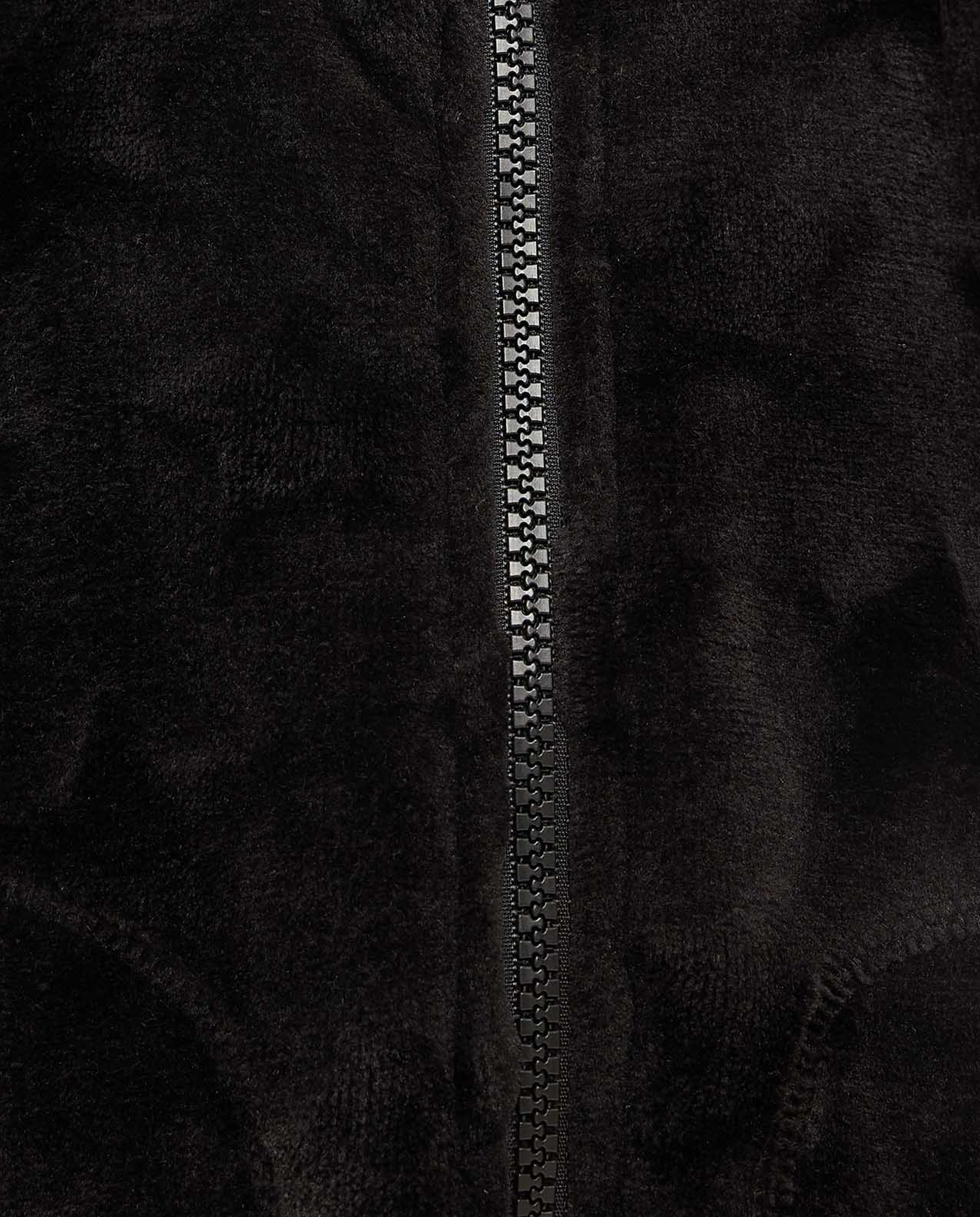 Plush Jacket with Zipper Front