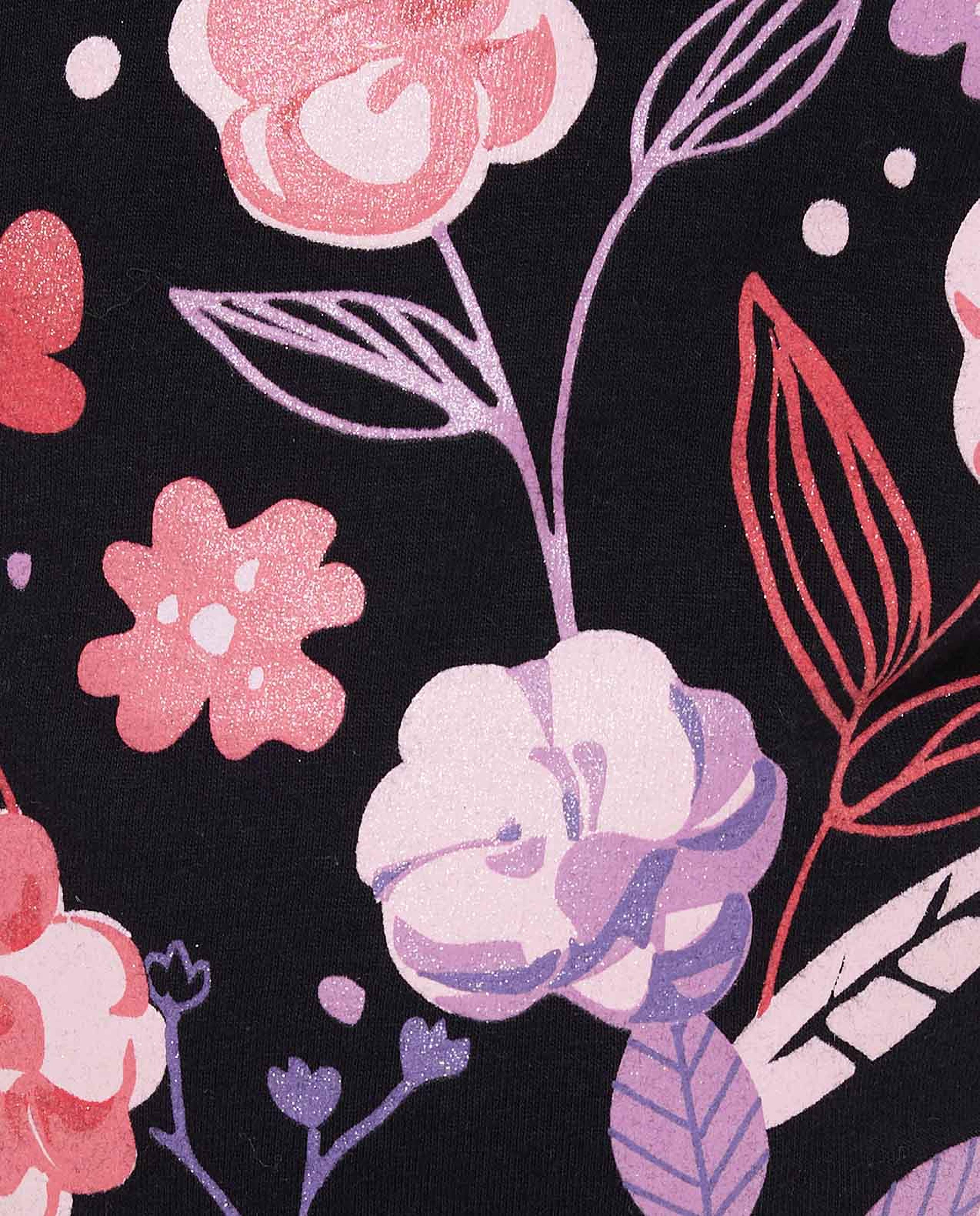 Printed T-Shirt with Crew Neck and Short Sleeves