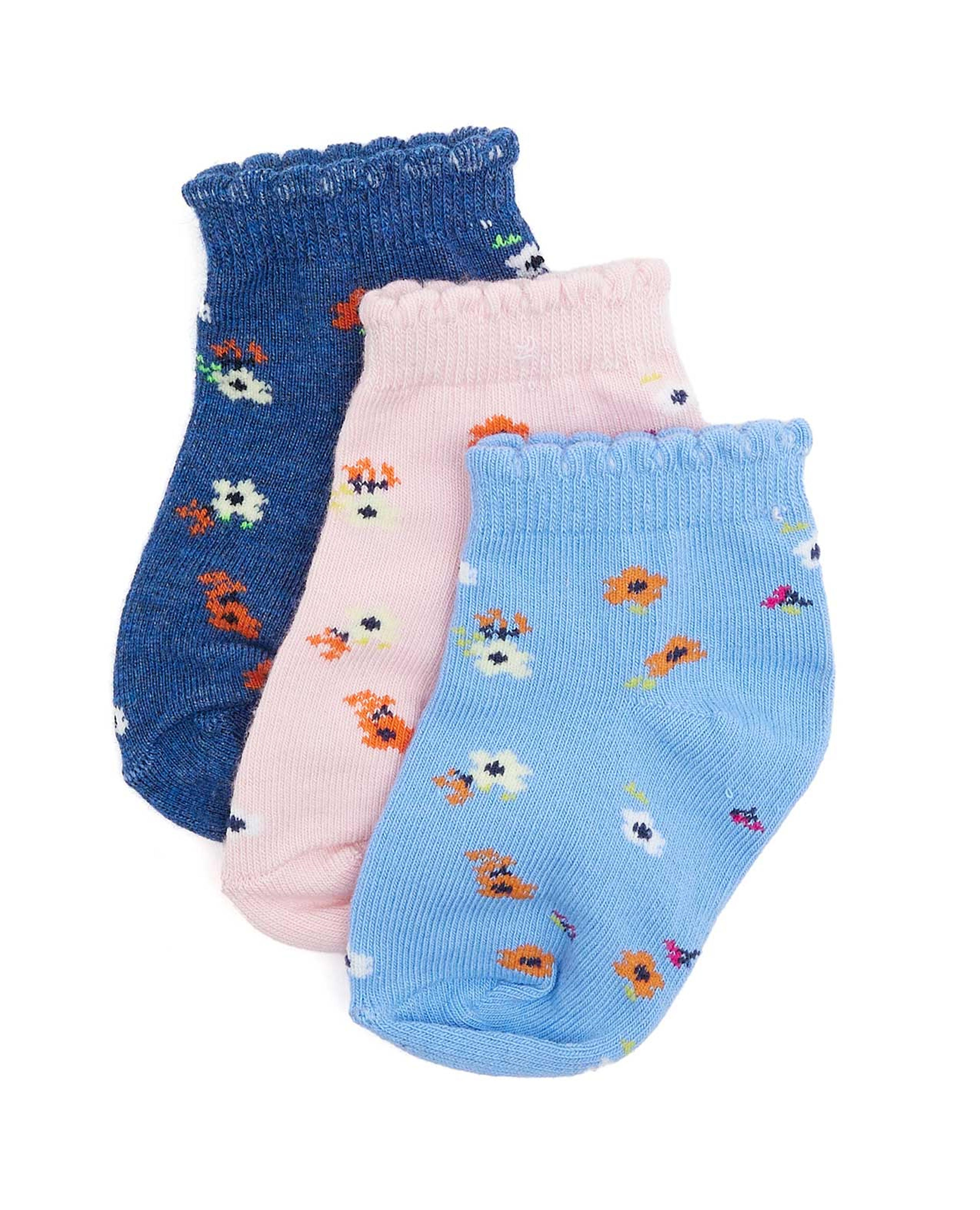 جوارب بطبعة - 3 أزواج