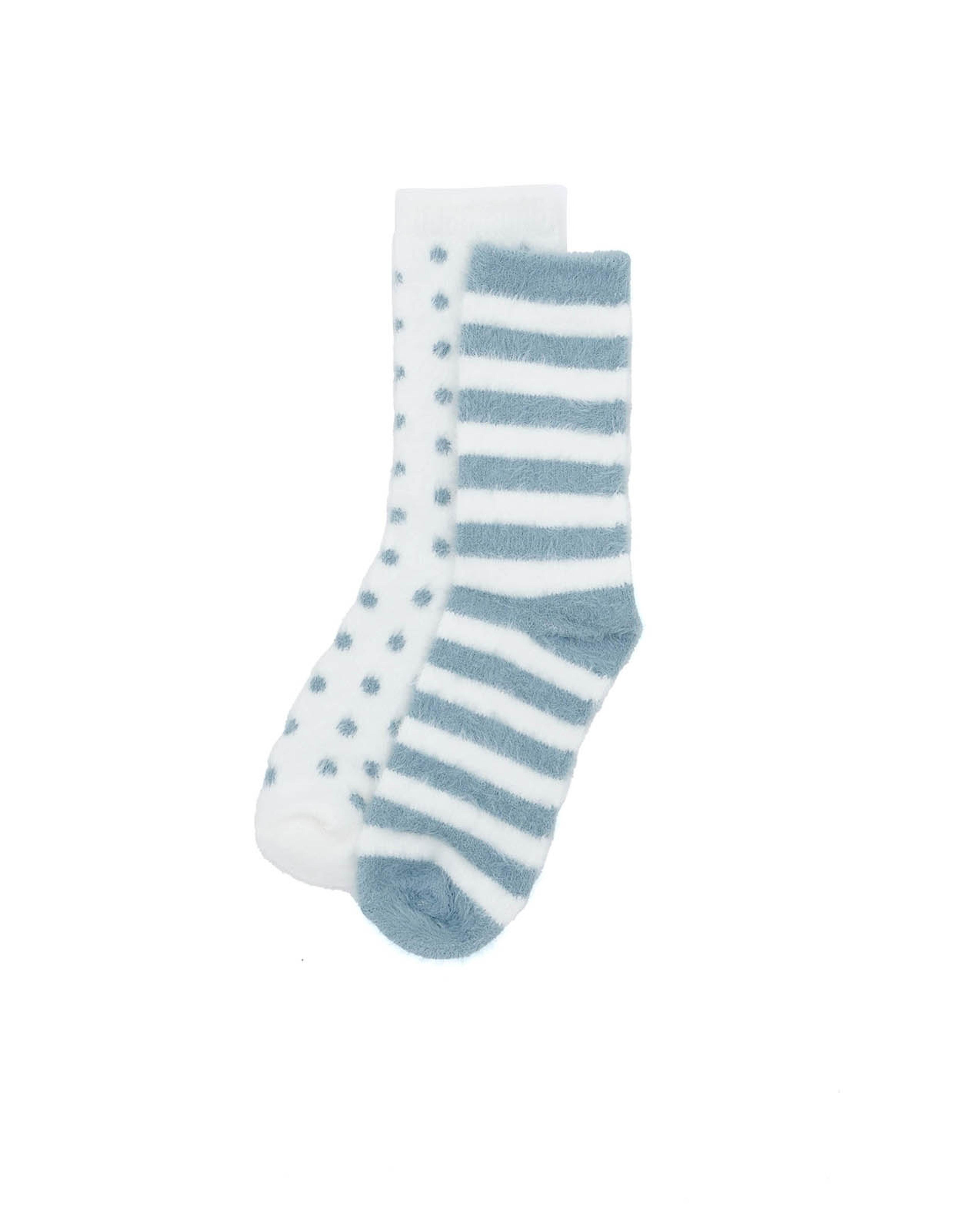 2 Pack Patterned Winter Socks