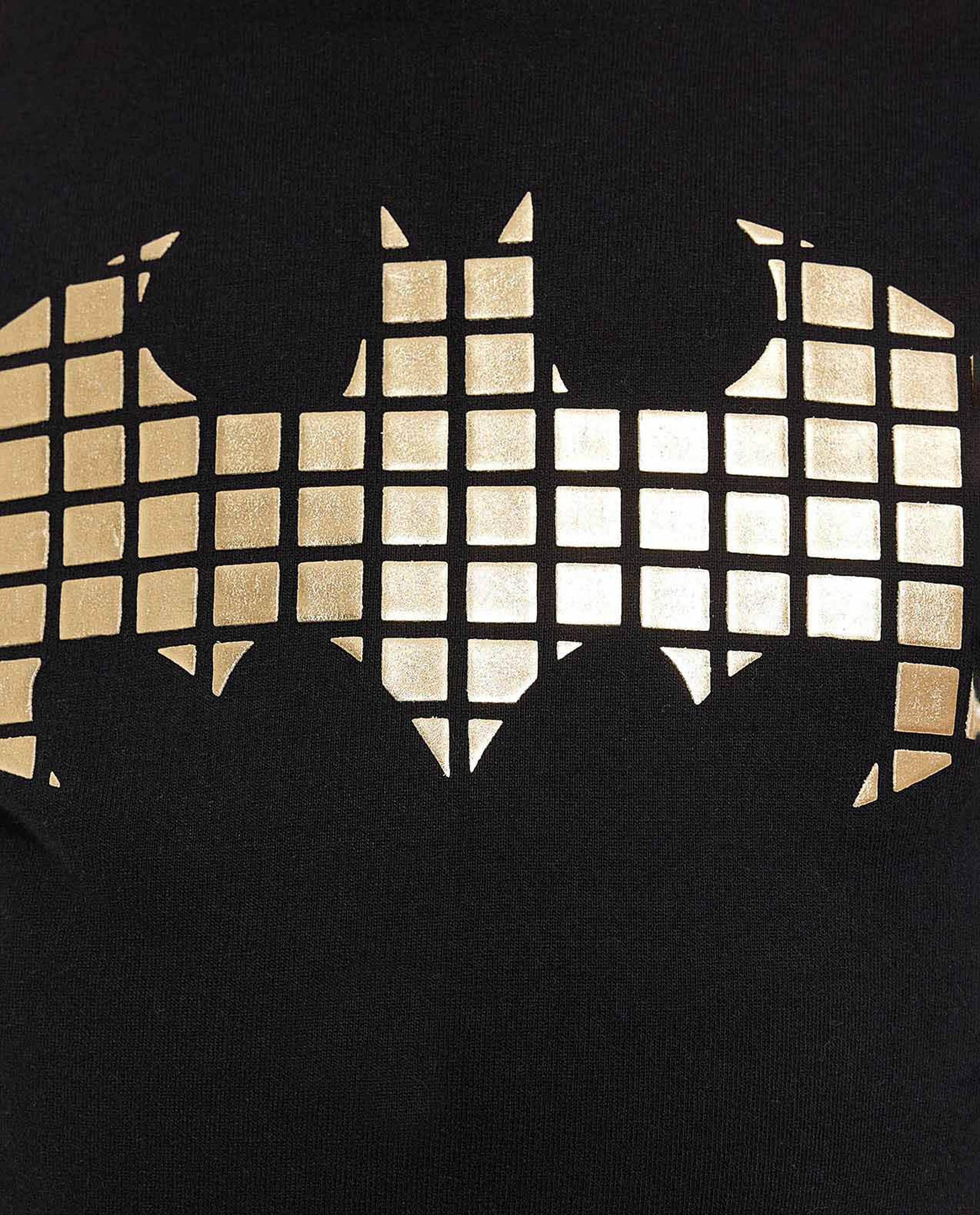 سويتشيرت بطبعة باتمان بياقة دائرية بأكمام طويلة