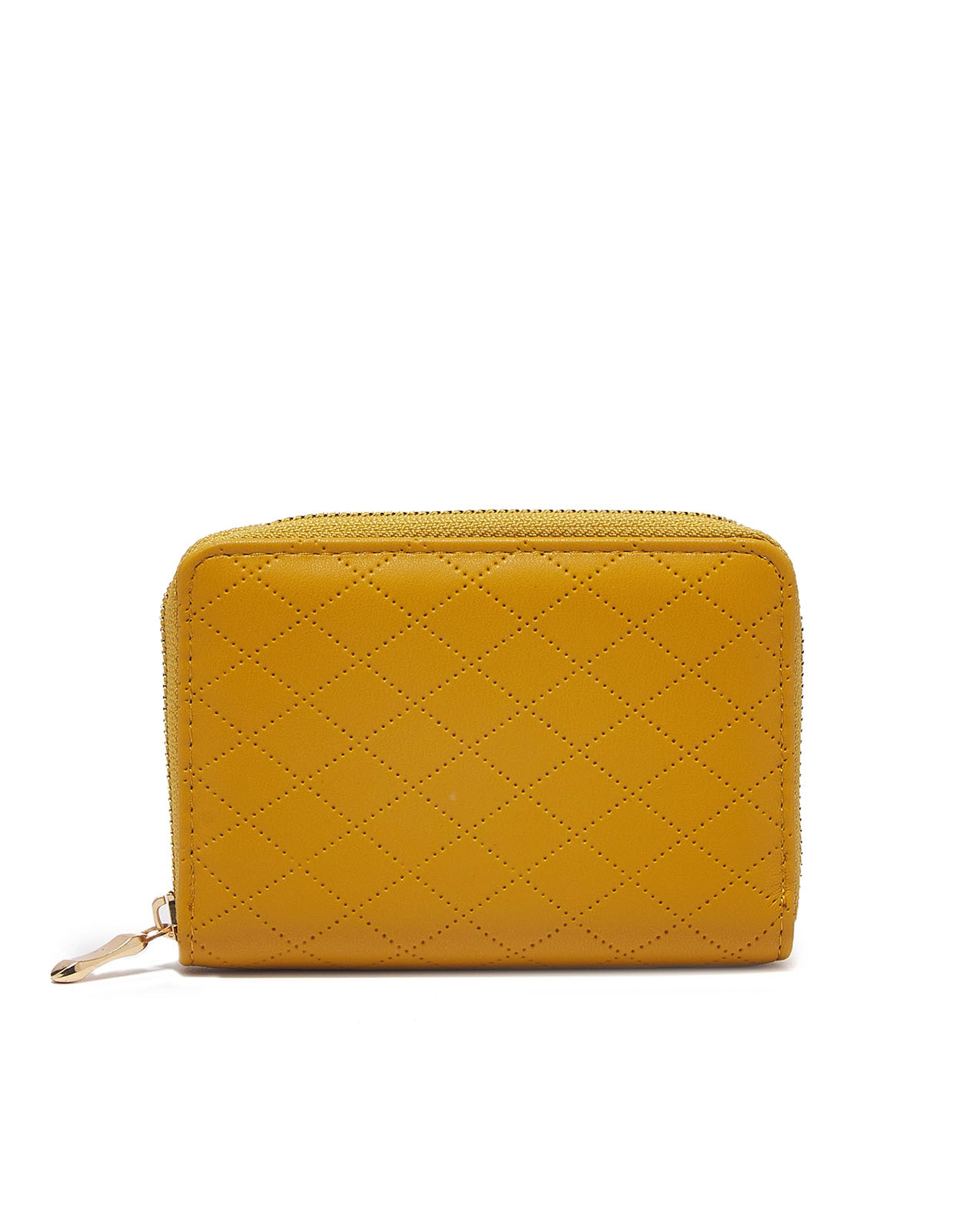 محفظة منقوشة بسحاب