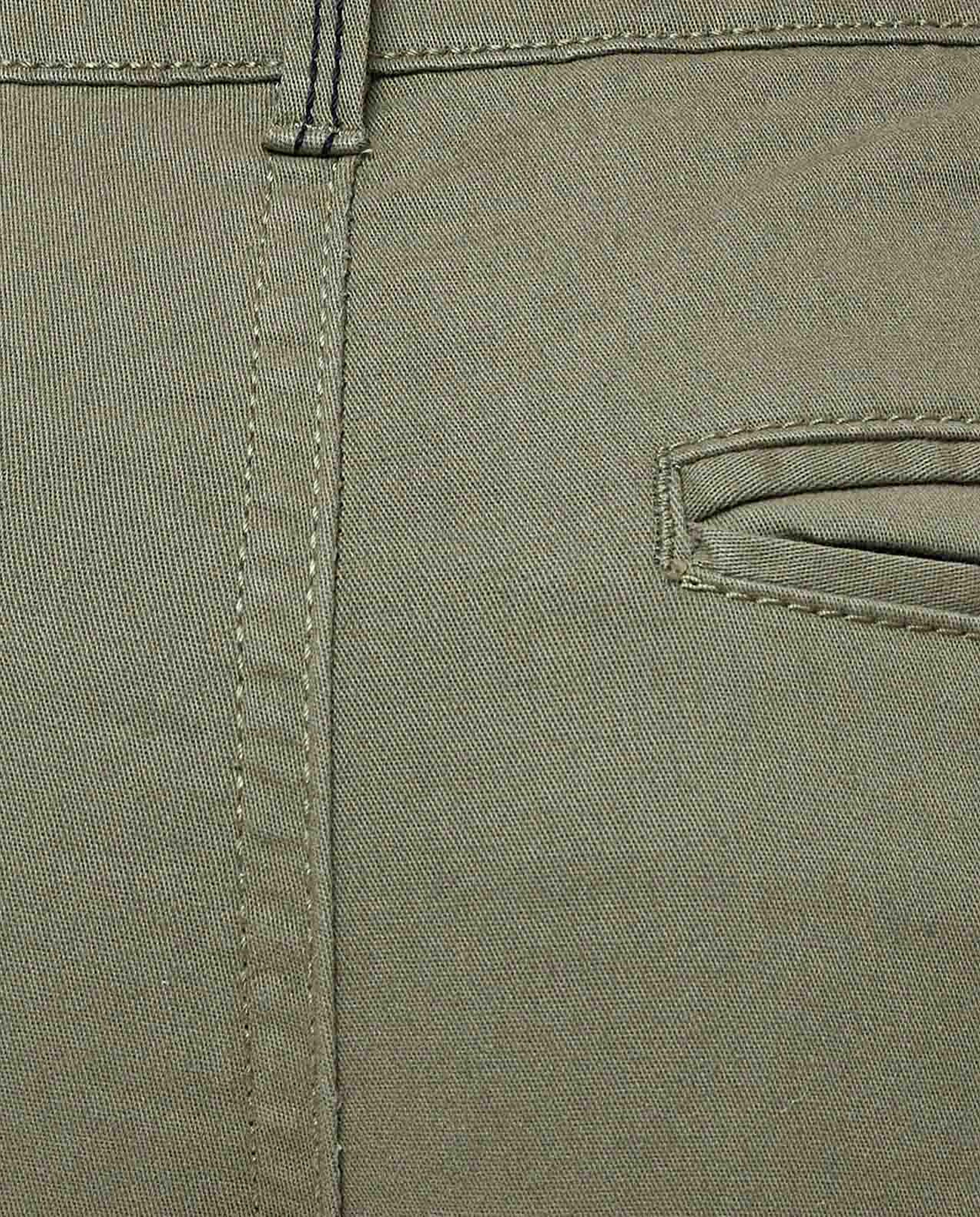 بنطال ضيق سادة بأزرار