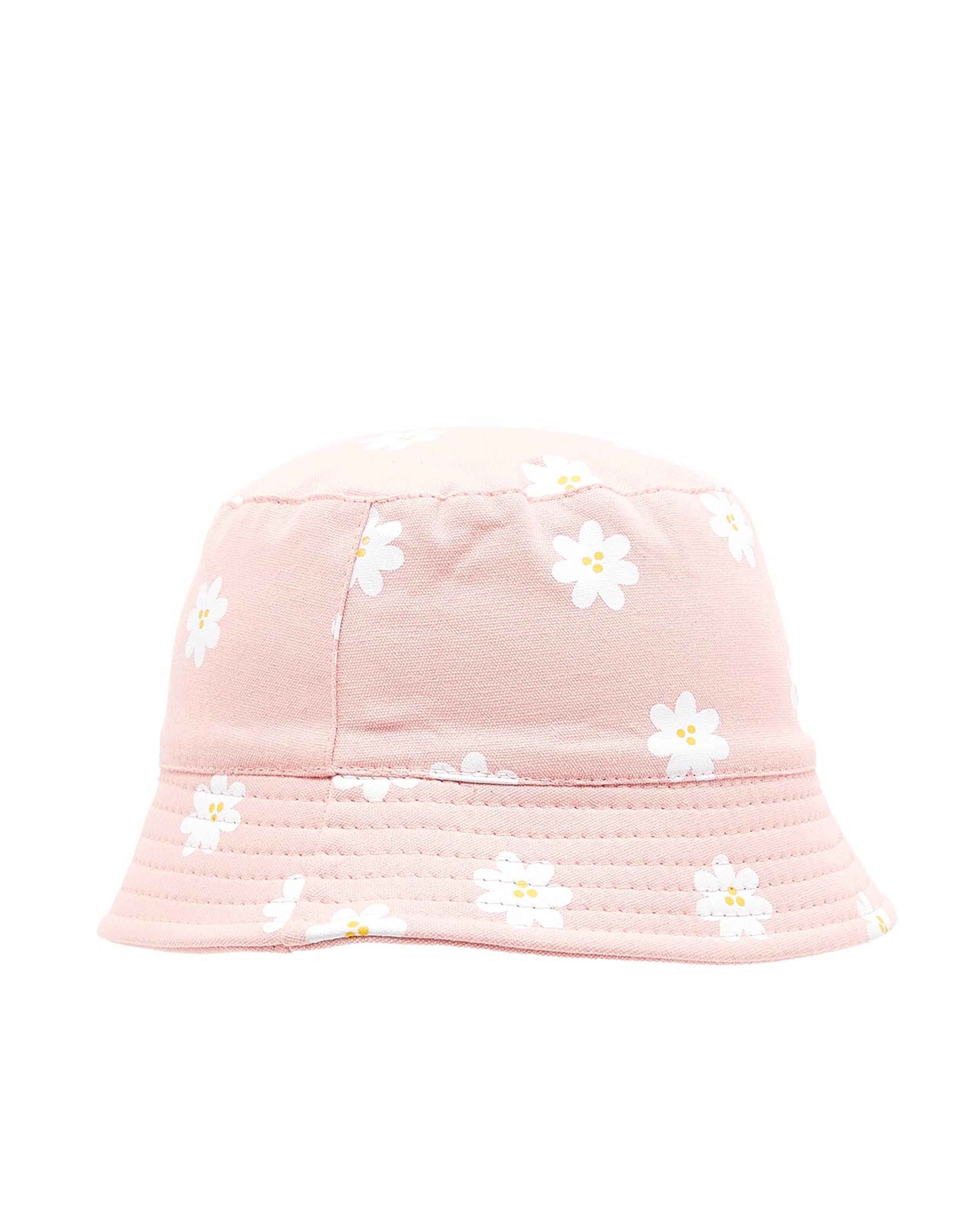 قبعة باكت بطبعة زهور