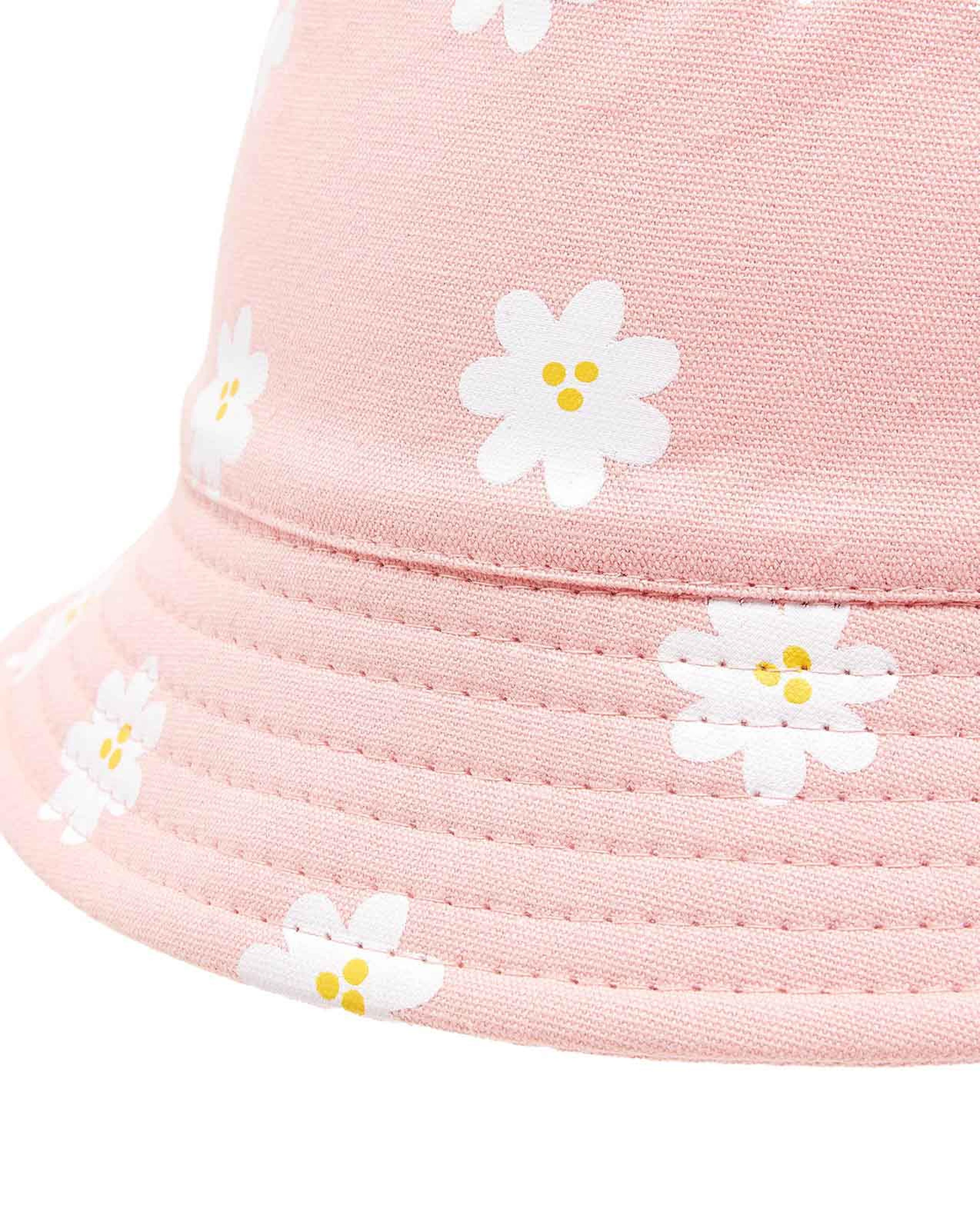 قبعة باكت بطبعة زهور