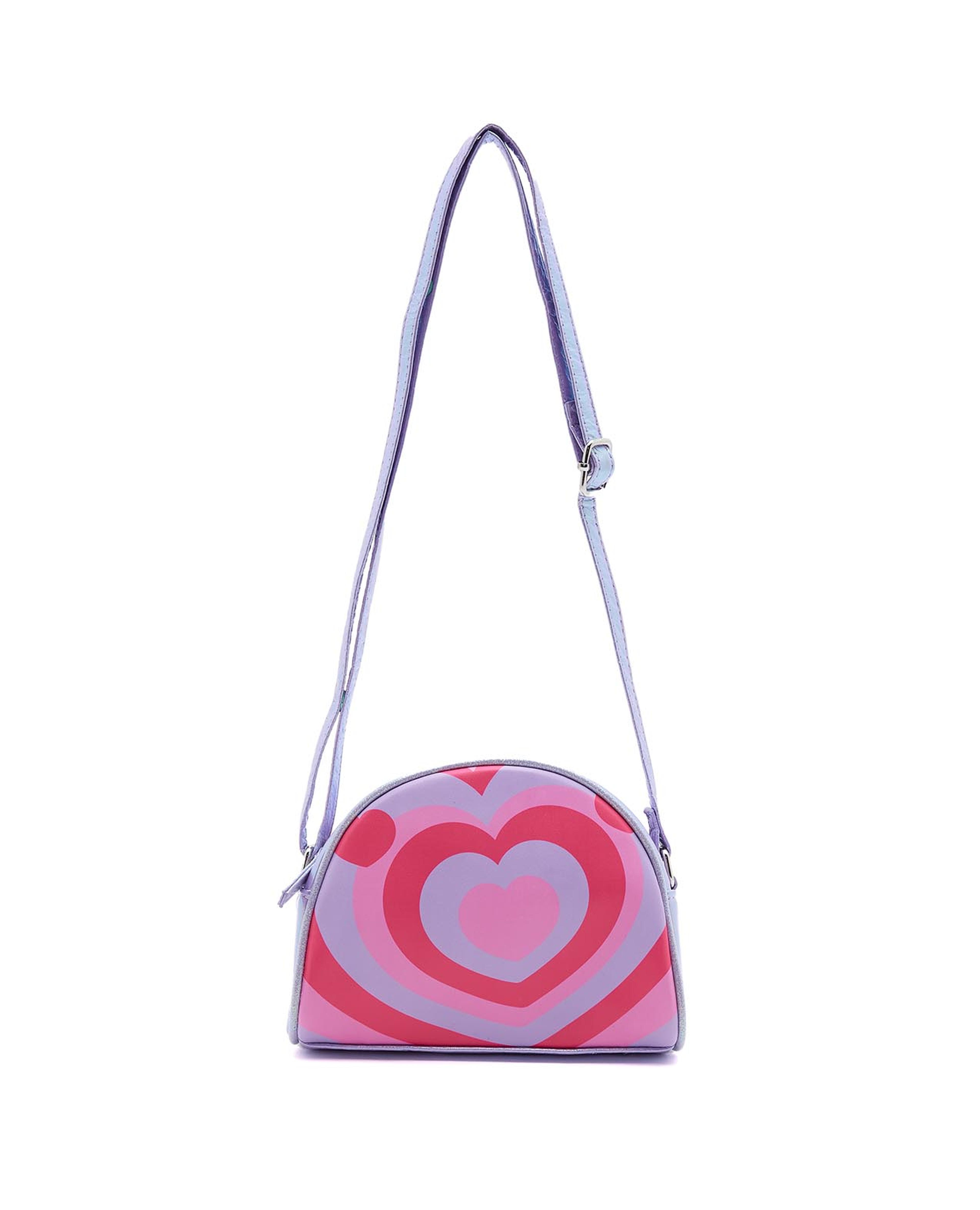 شنطة كروس بادي بطبعة قلب
