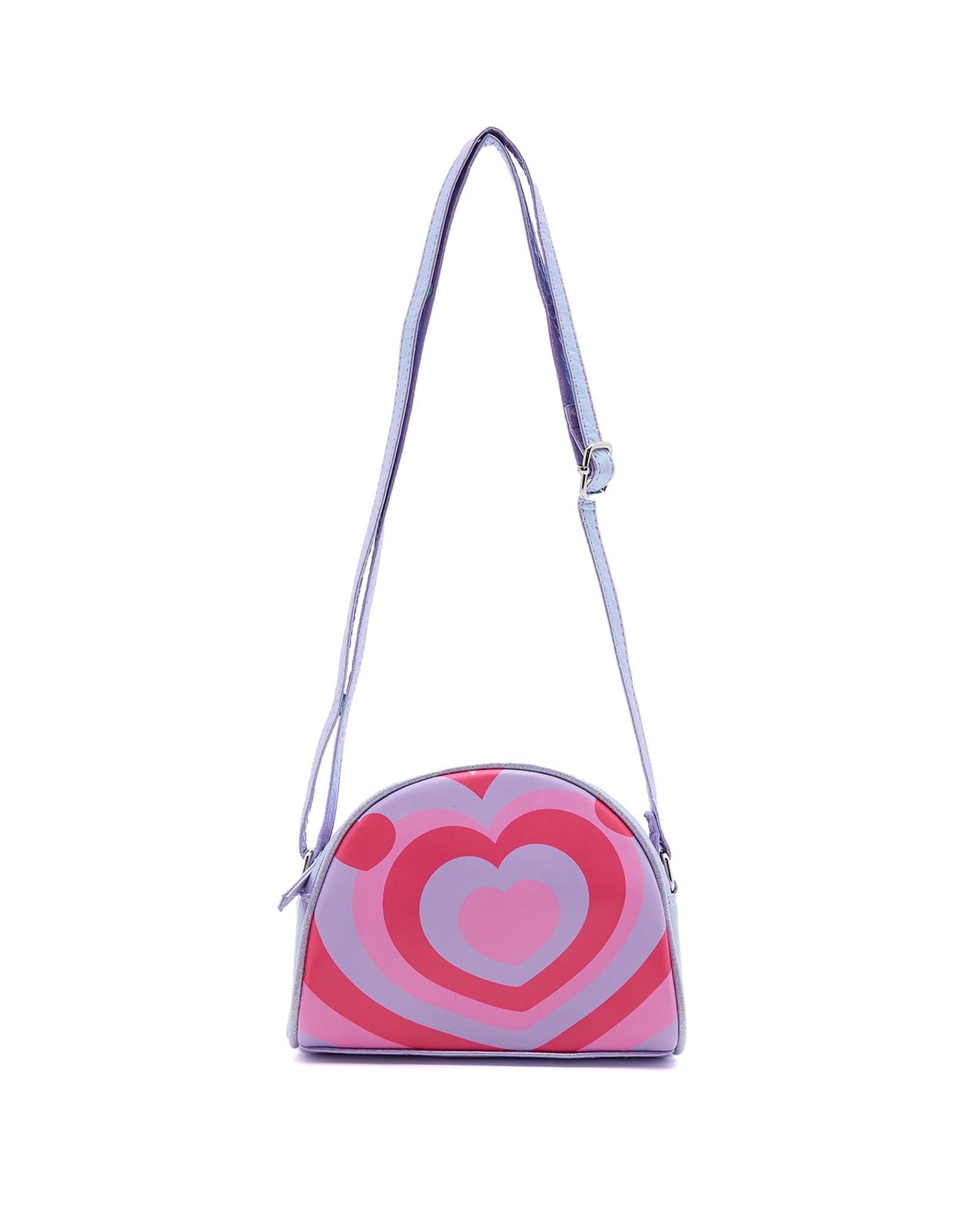 شنطة كروس بادي بطبعة قلب