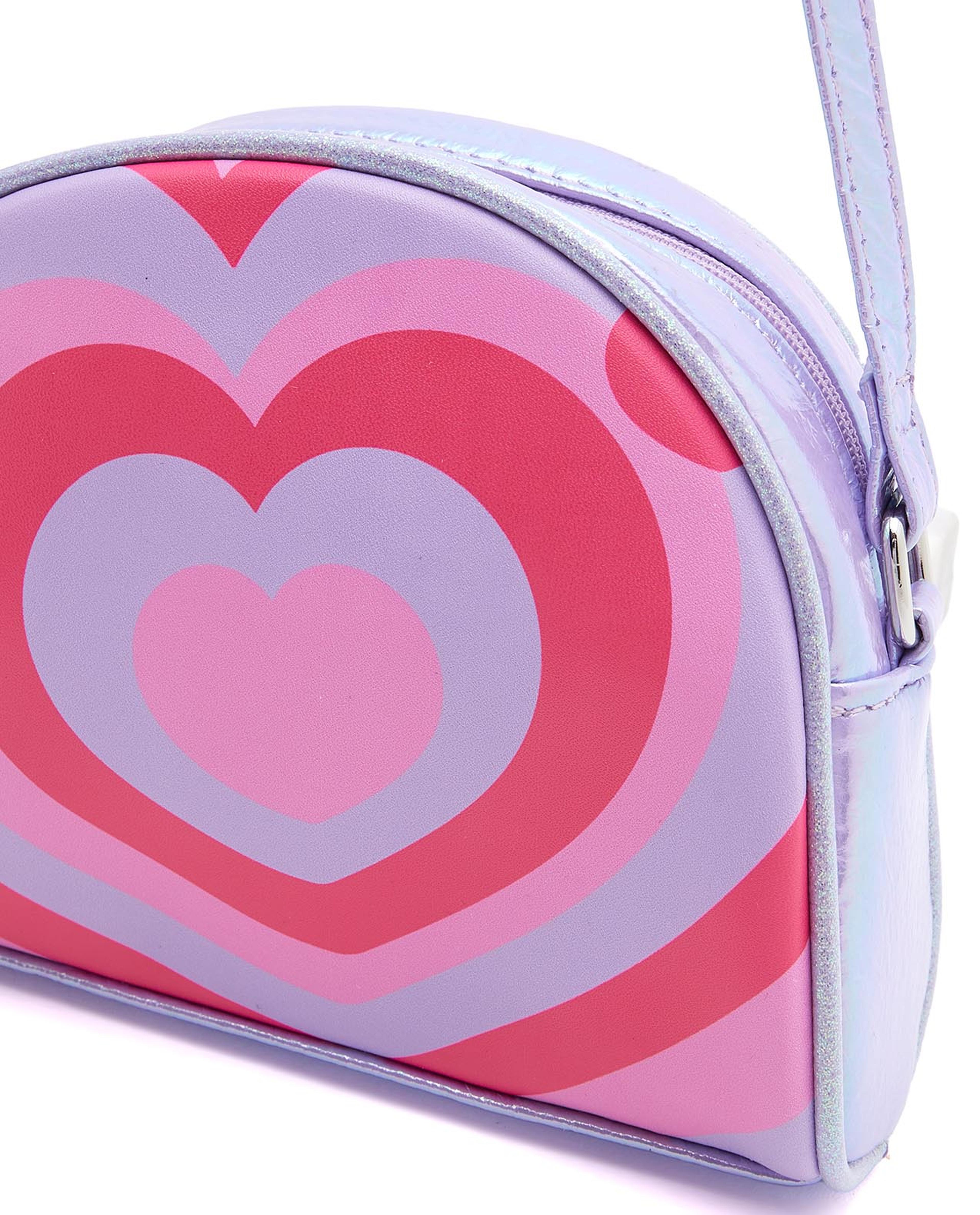 شنطة كروس بادي بطبعة قلب