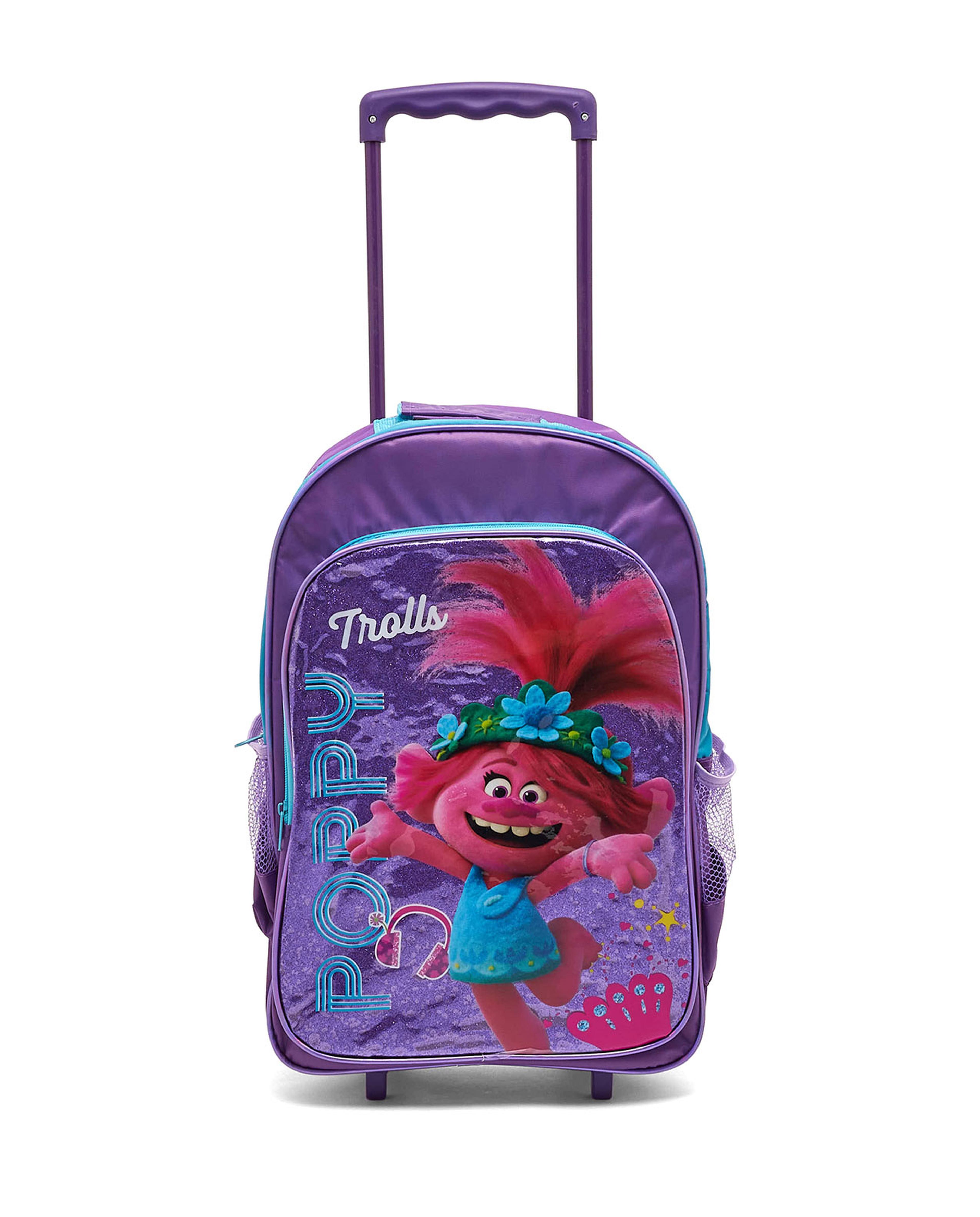 طقم حقيبة مدرسية ترولز