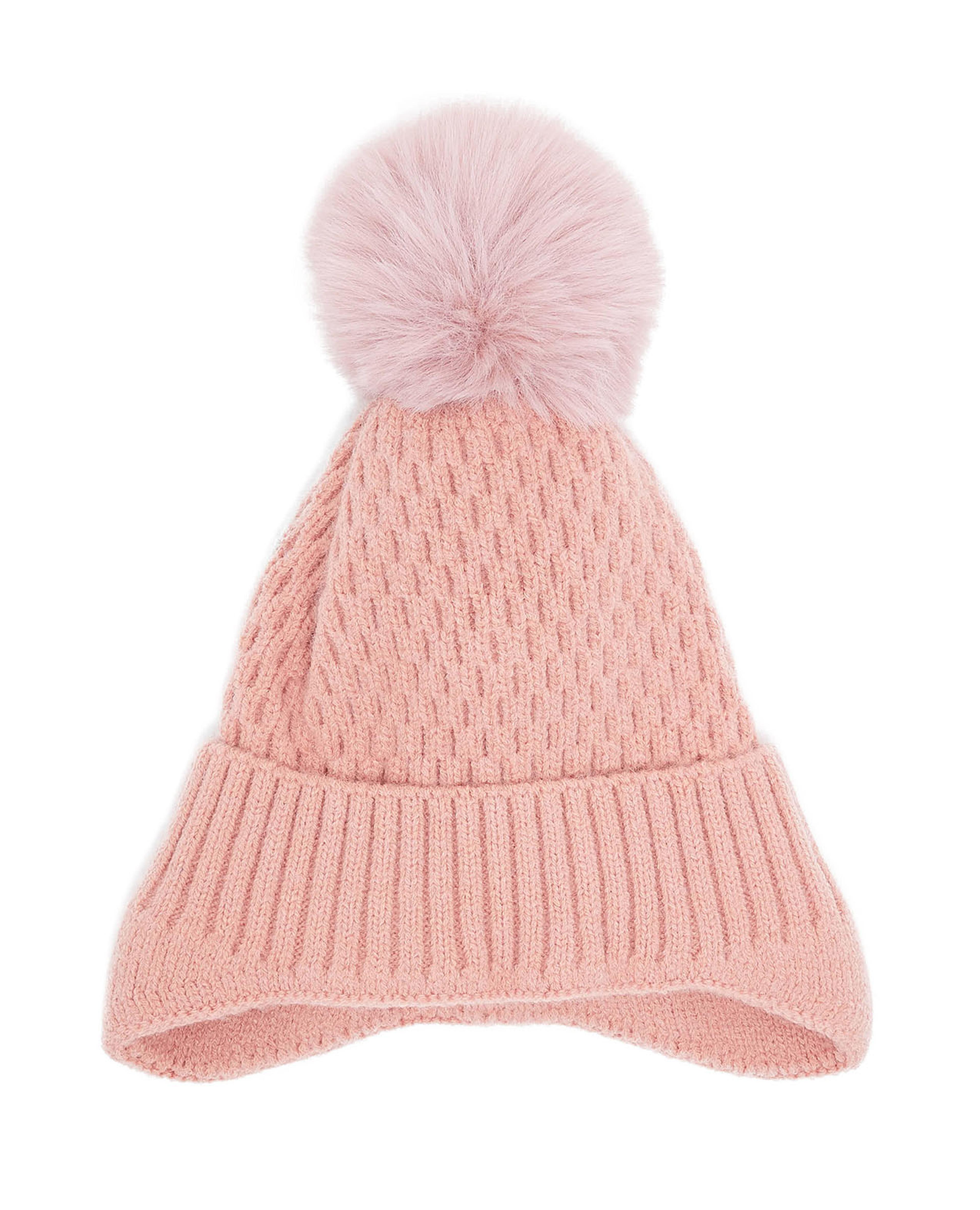 Knitted Beanie with Pom-Pom