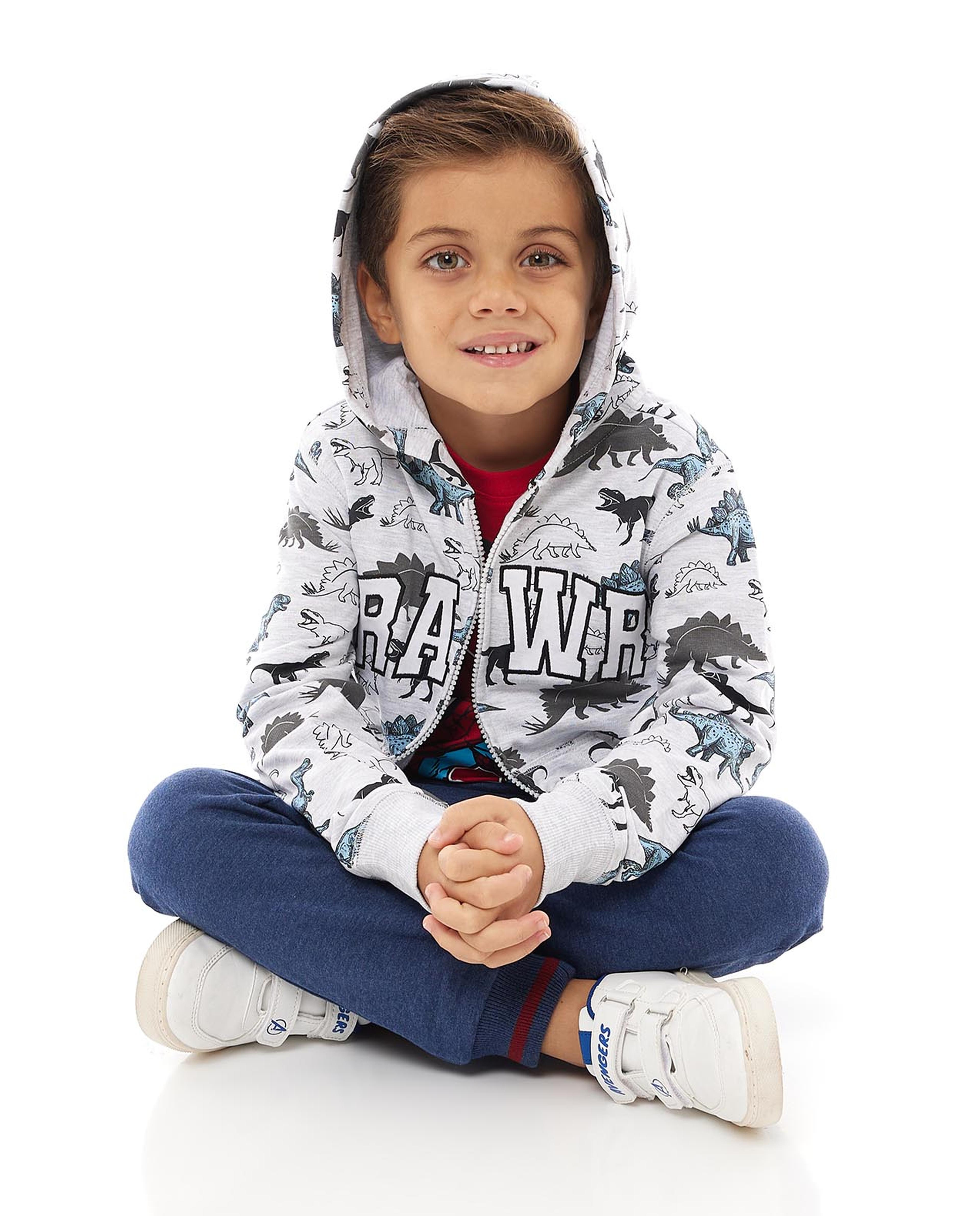 جاكيت منقط بهودي وسحاب