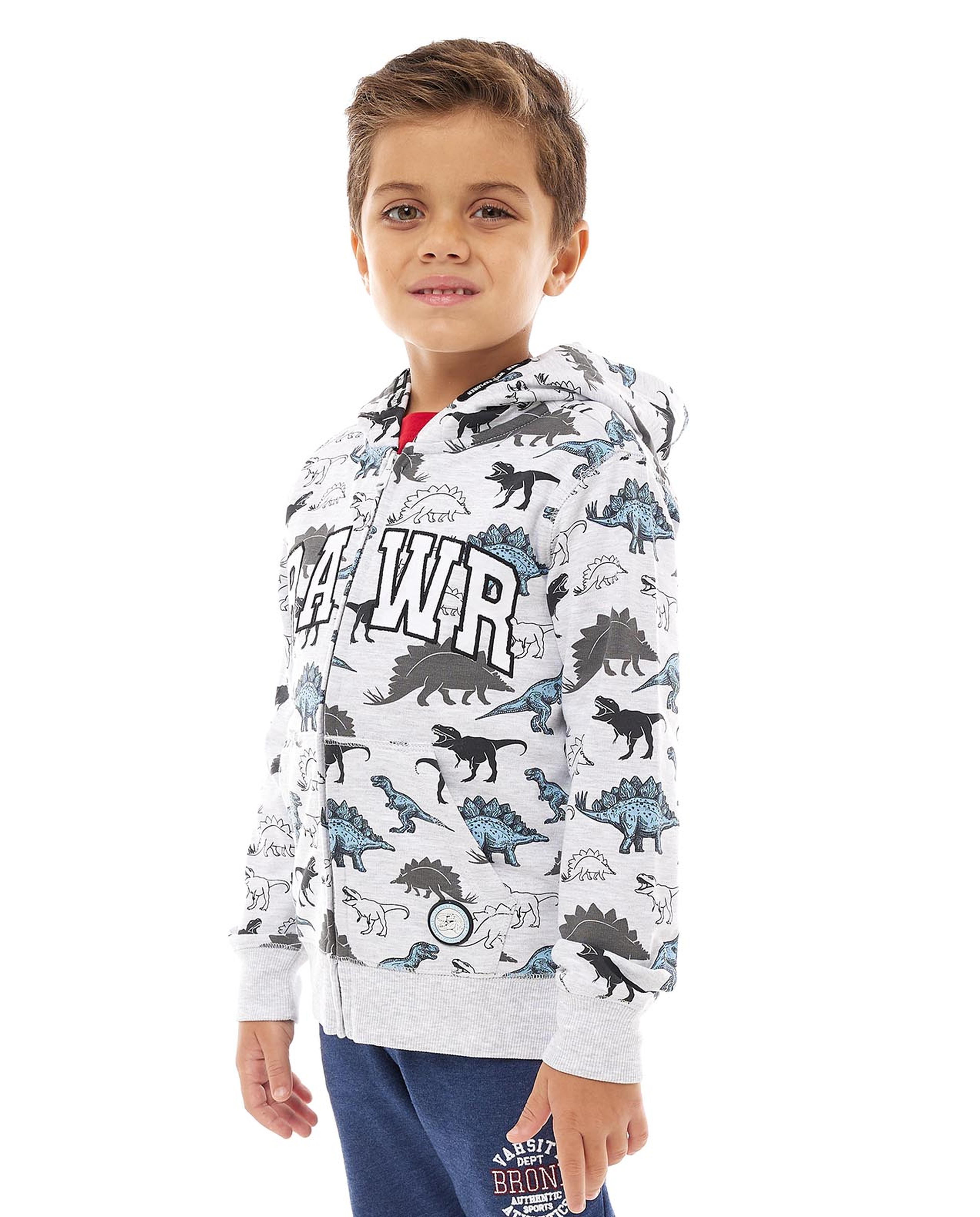 جاكيت منقط بهودي وسحاب