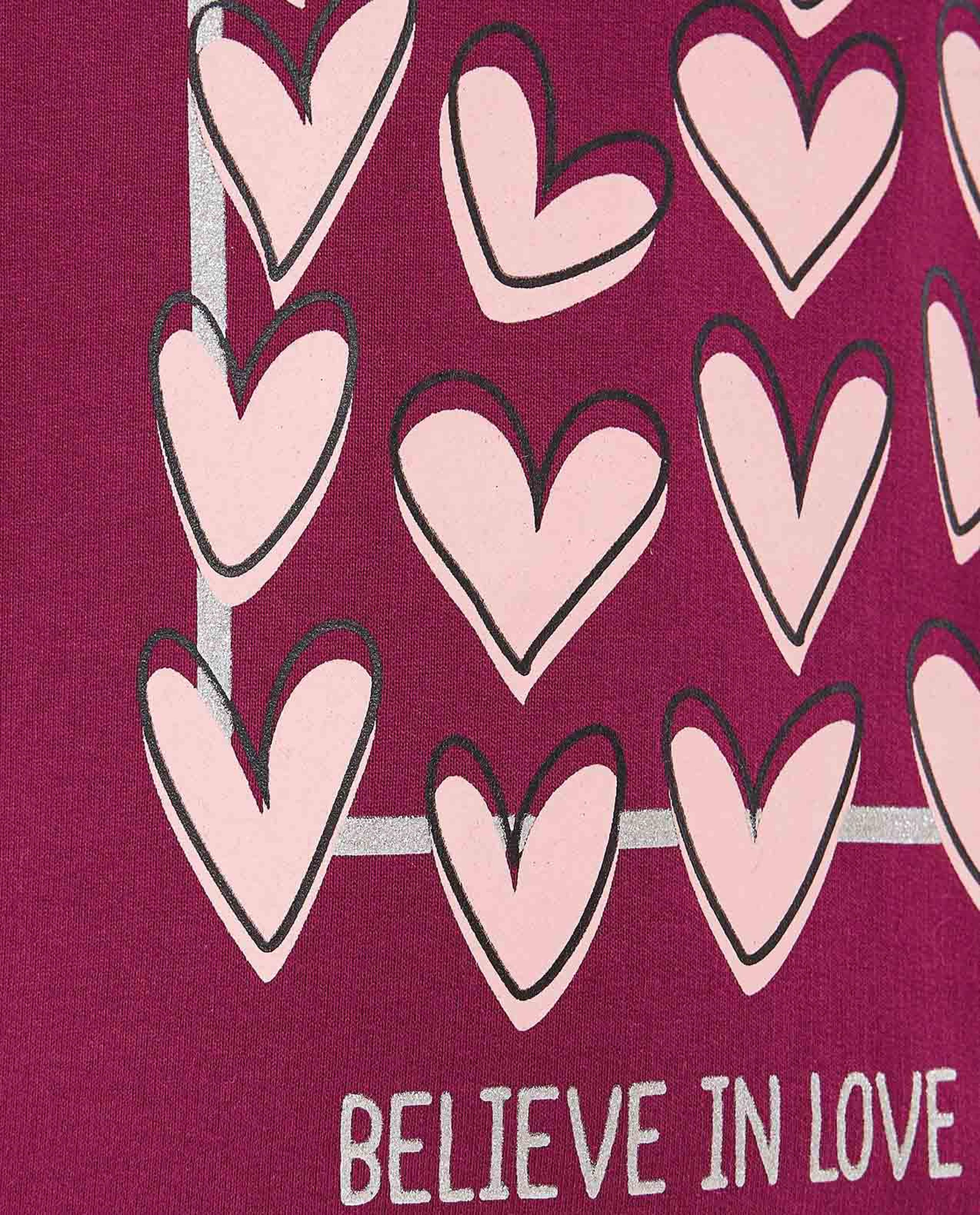 Graphic Print Sweatshirt with Crew Neck and Long Sleeves