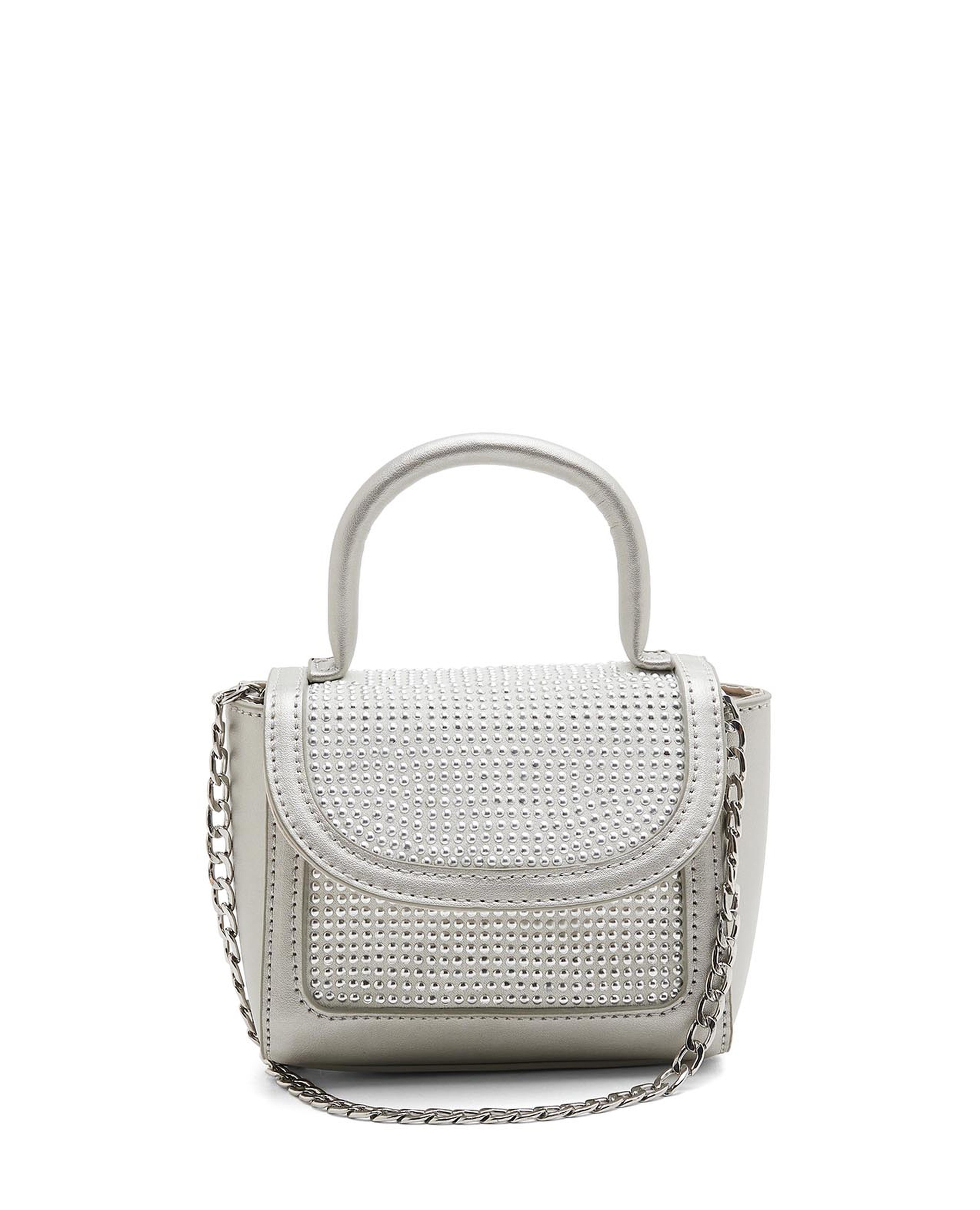 Studded Top Handle Crossbody Bag