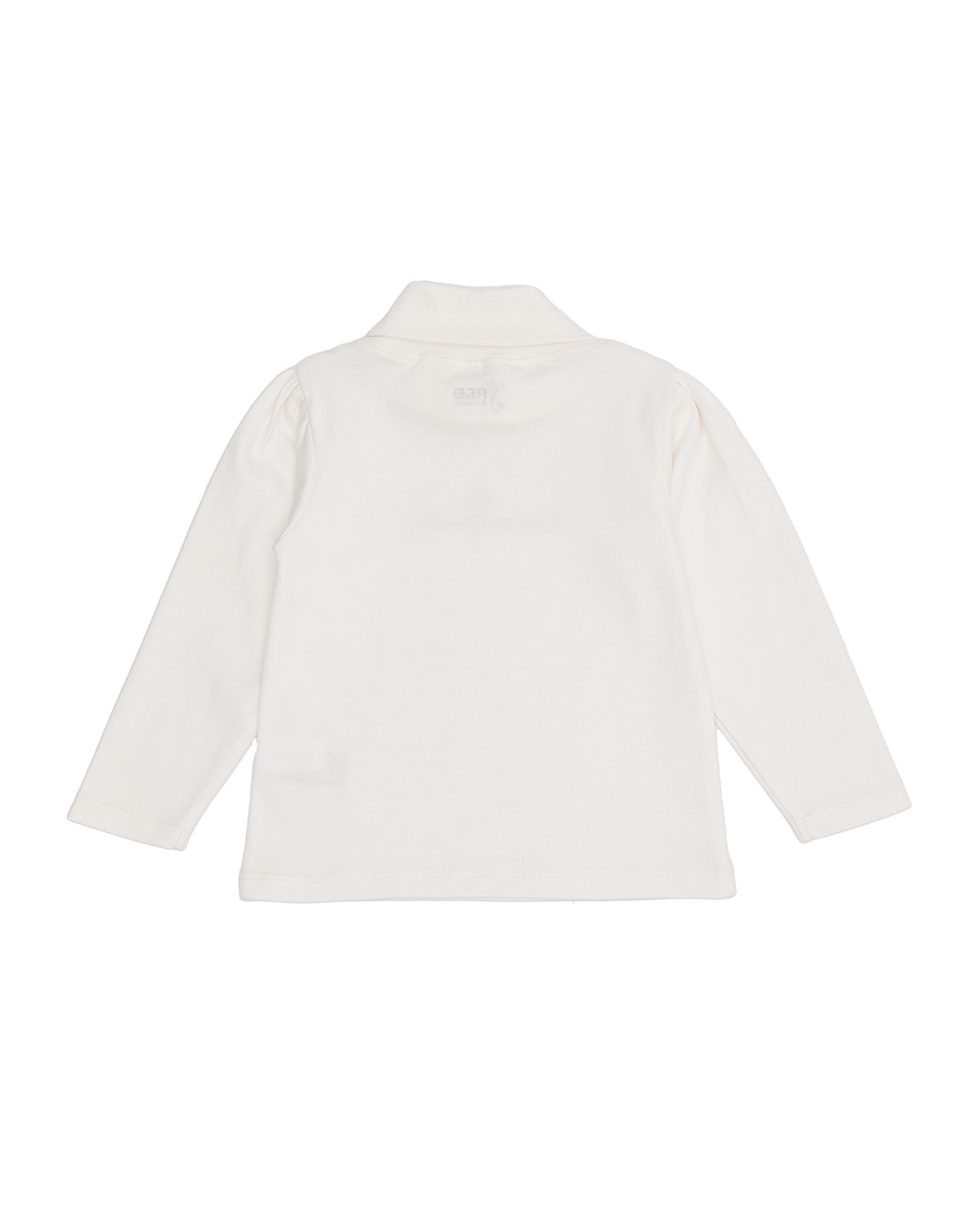 توب مطرز بياقة سلحفاة وأكمام طويلة