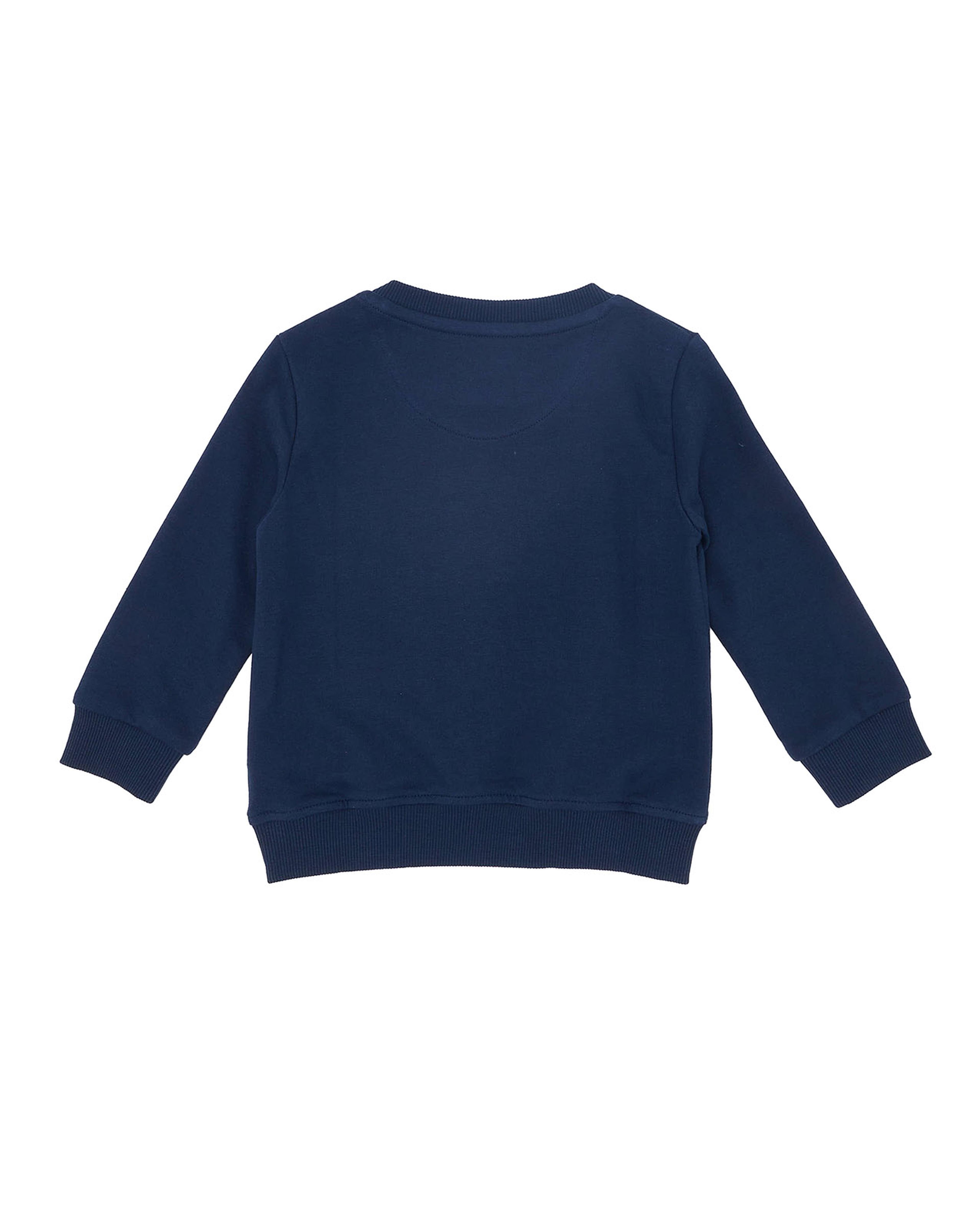 سويتشيرت كم طويل بطبعة