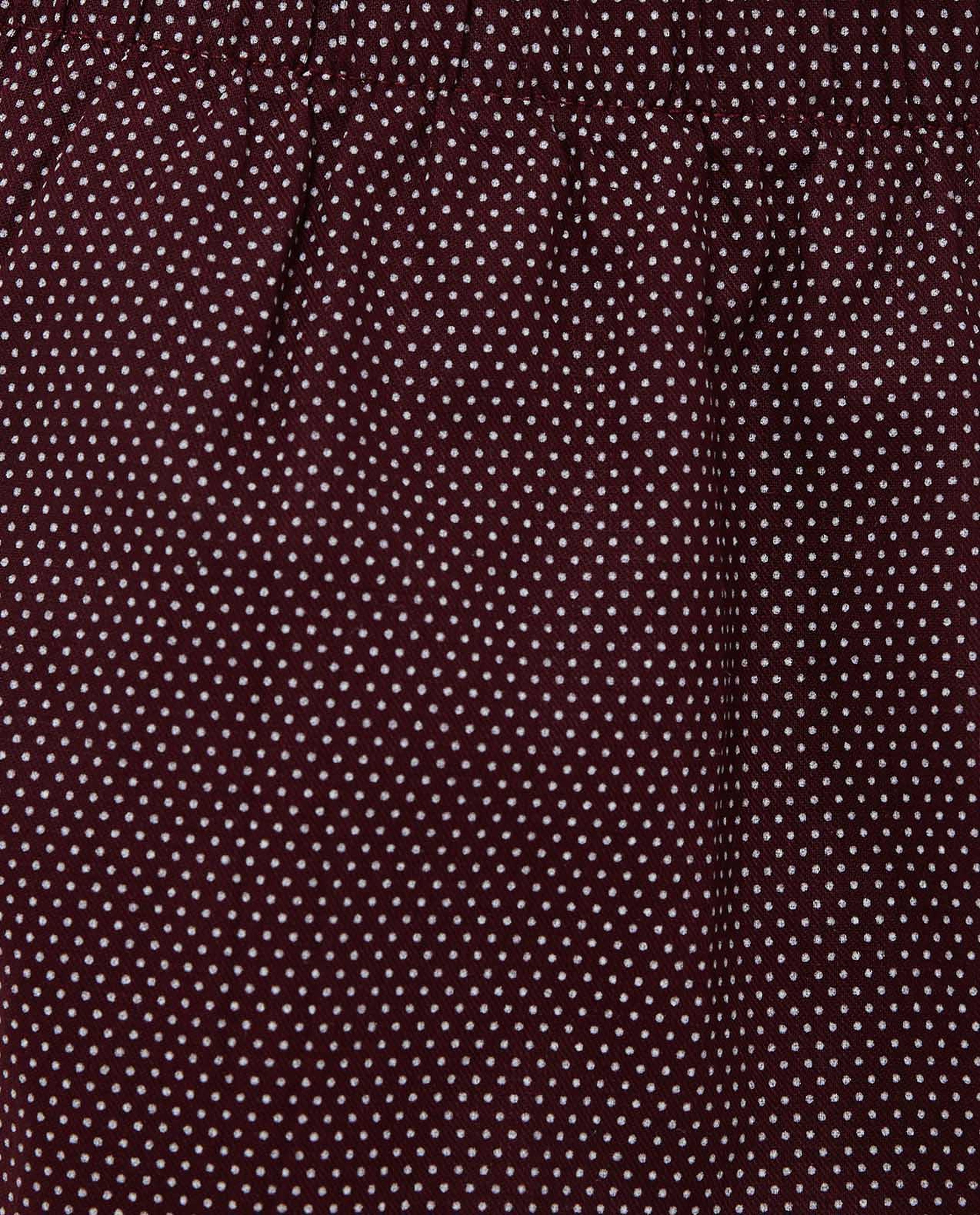 شورت بوكسر بطبعة وخصر مطاطي