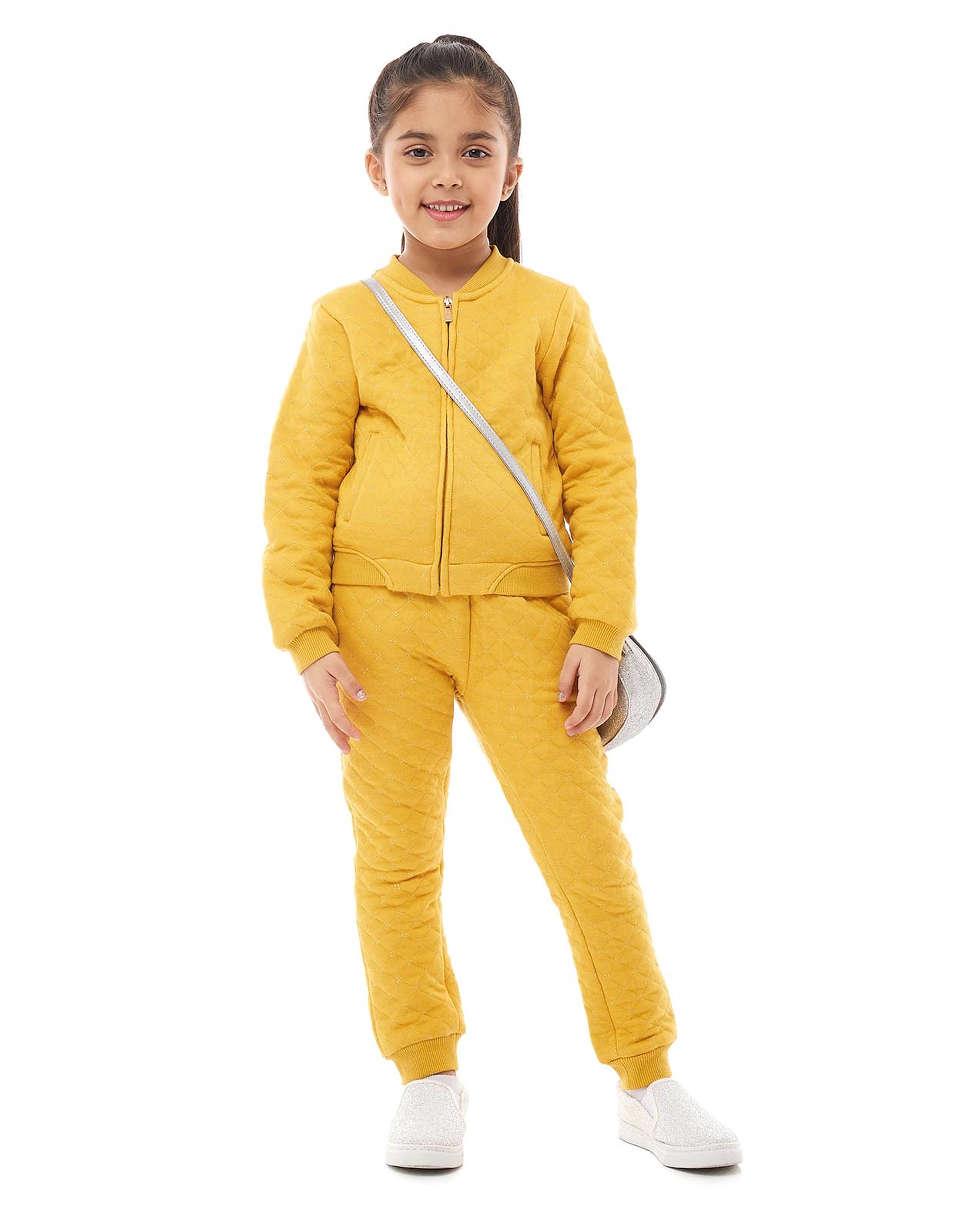 Quilted Knitted Co-Ord Set