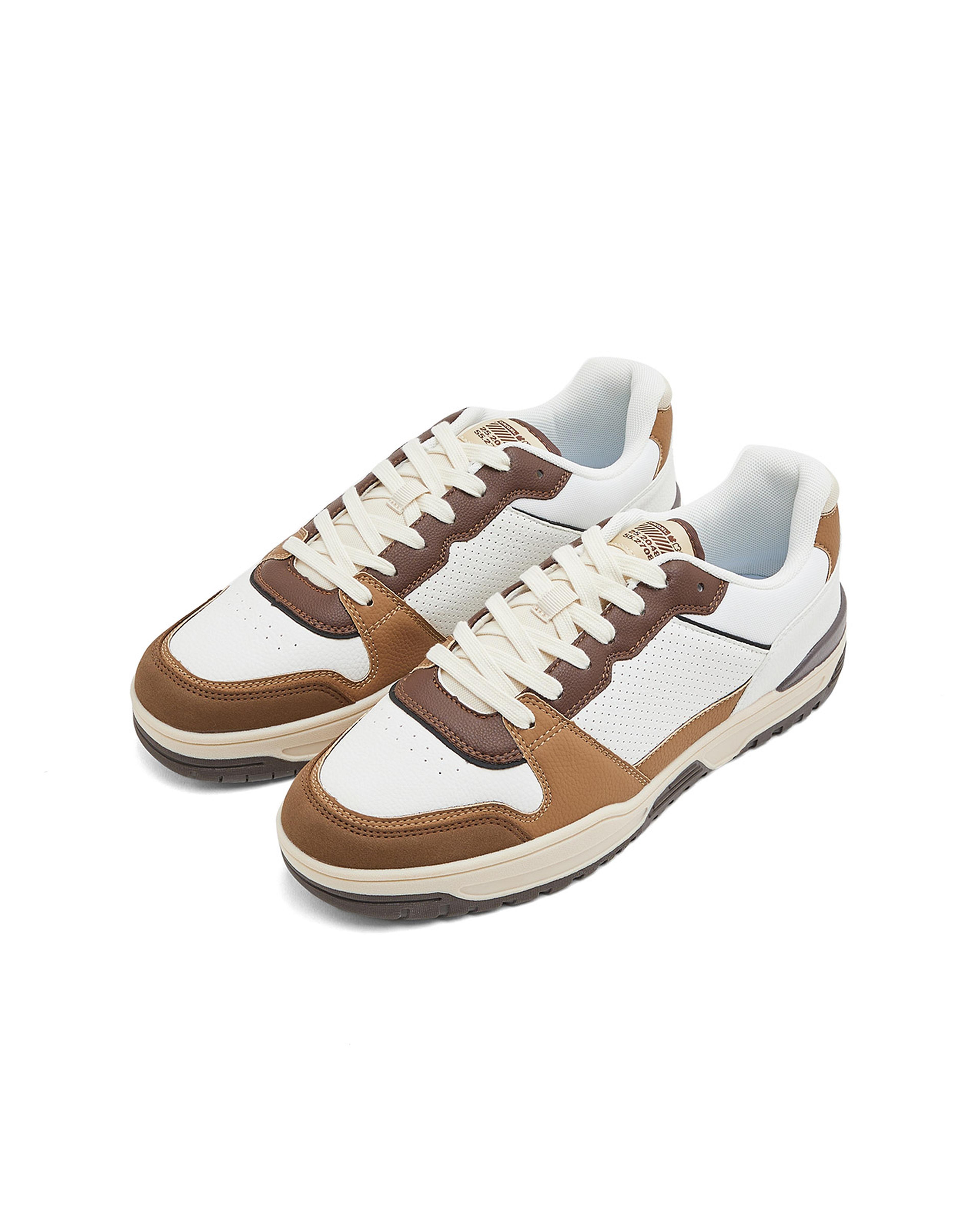 Color Block Low Top Sneakers