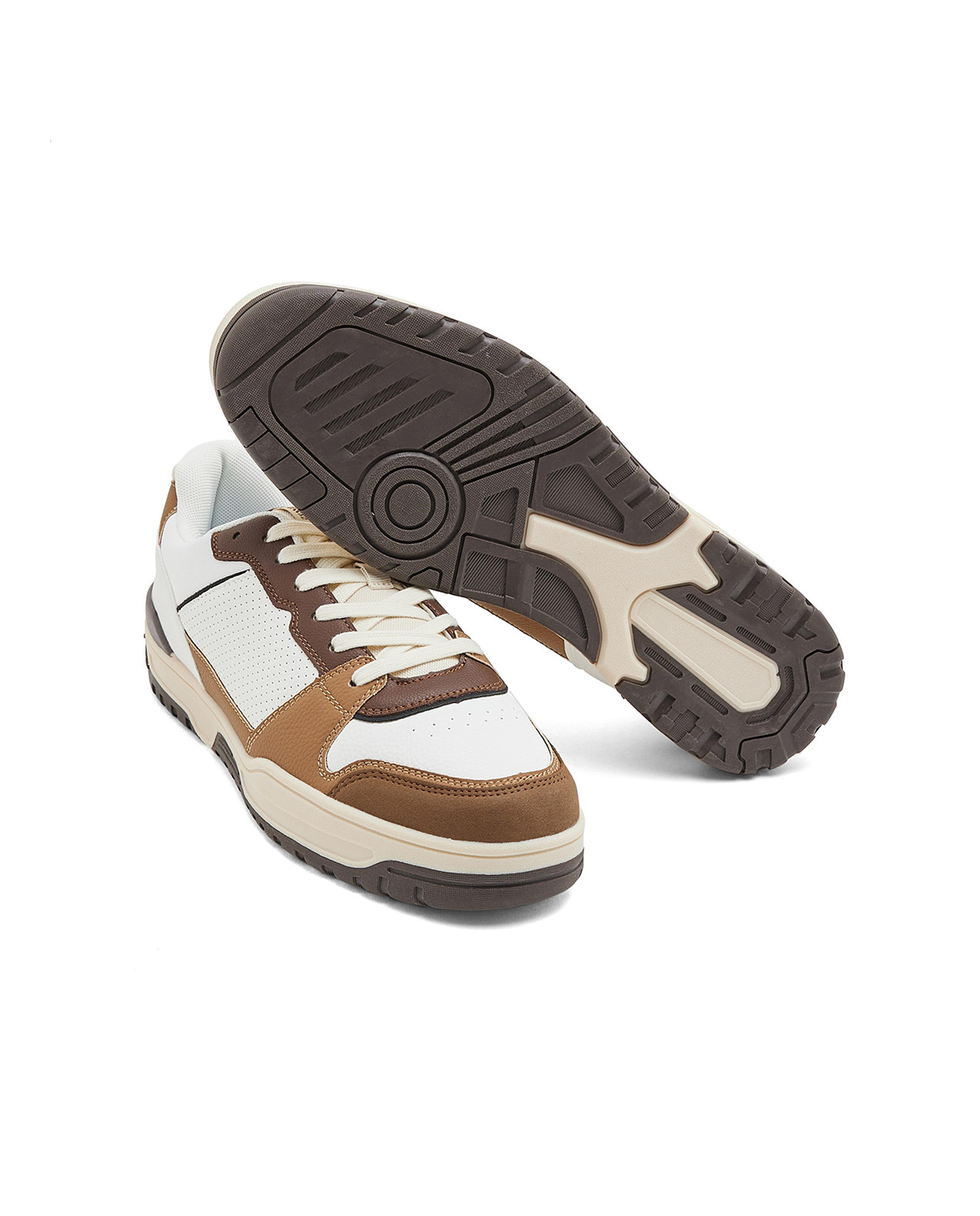 Color Block Low Top Sneakers