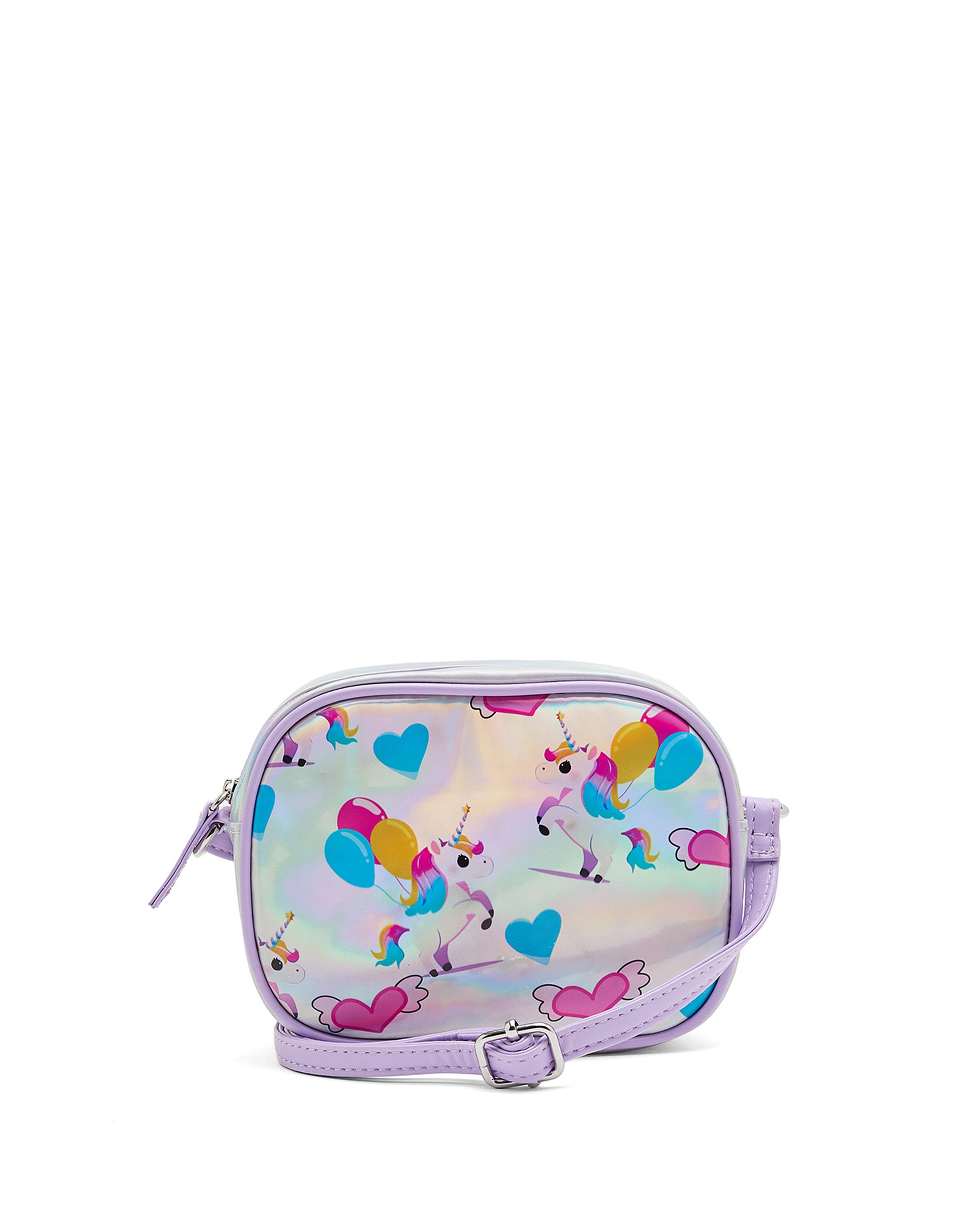 Unicorn Print Crossbody Bag