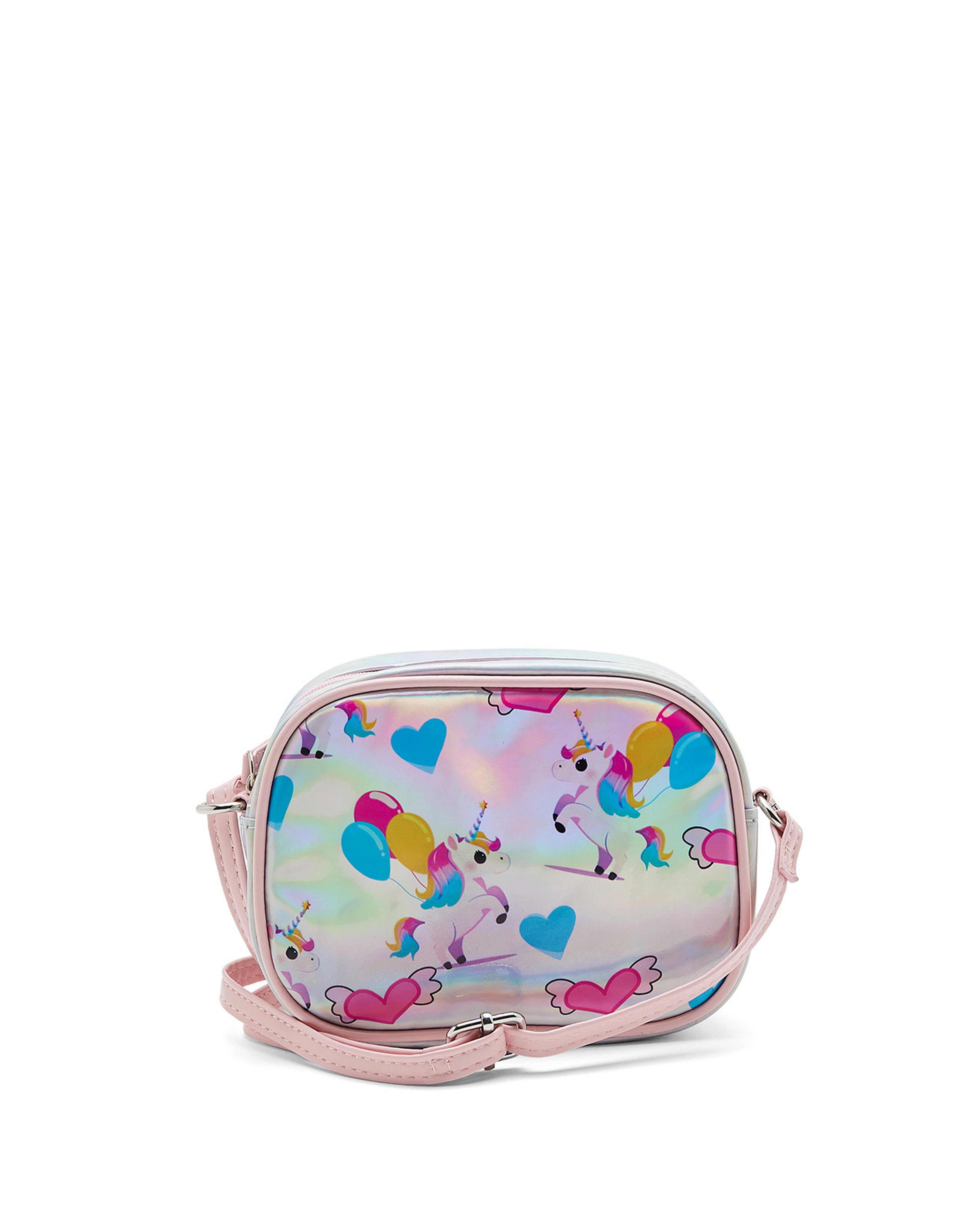 Unicorn Print Crossbody Bag