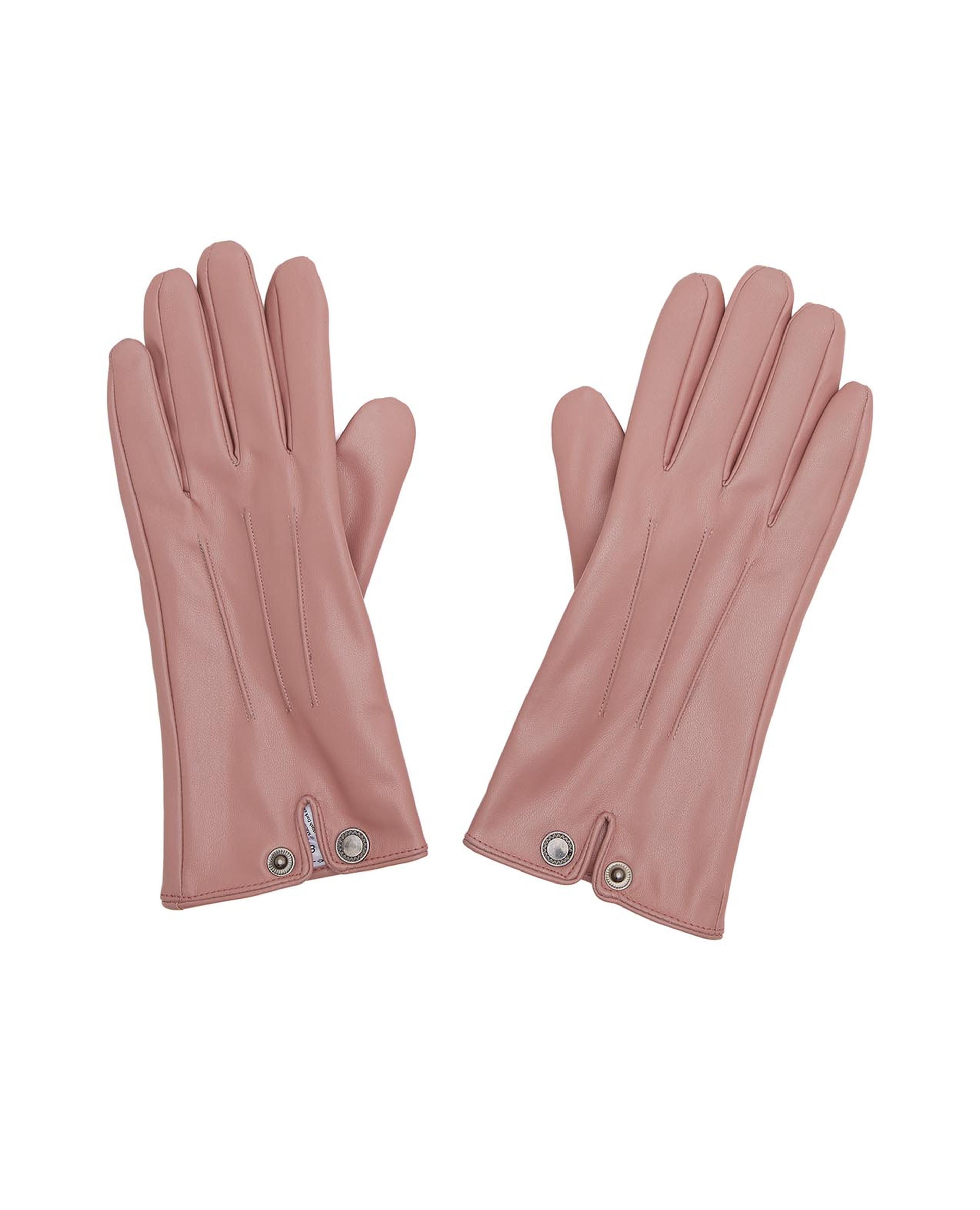 Faux Leather Gloves