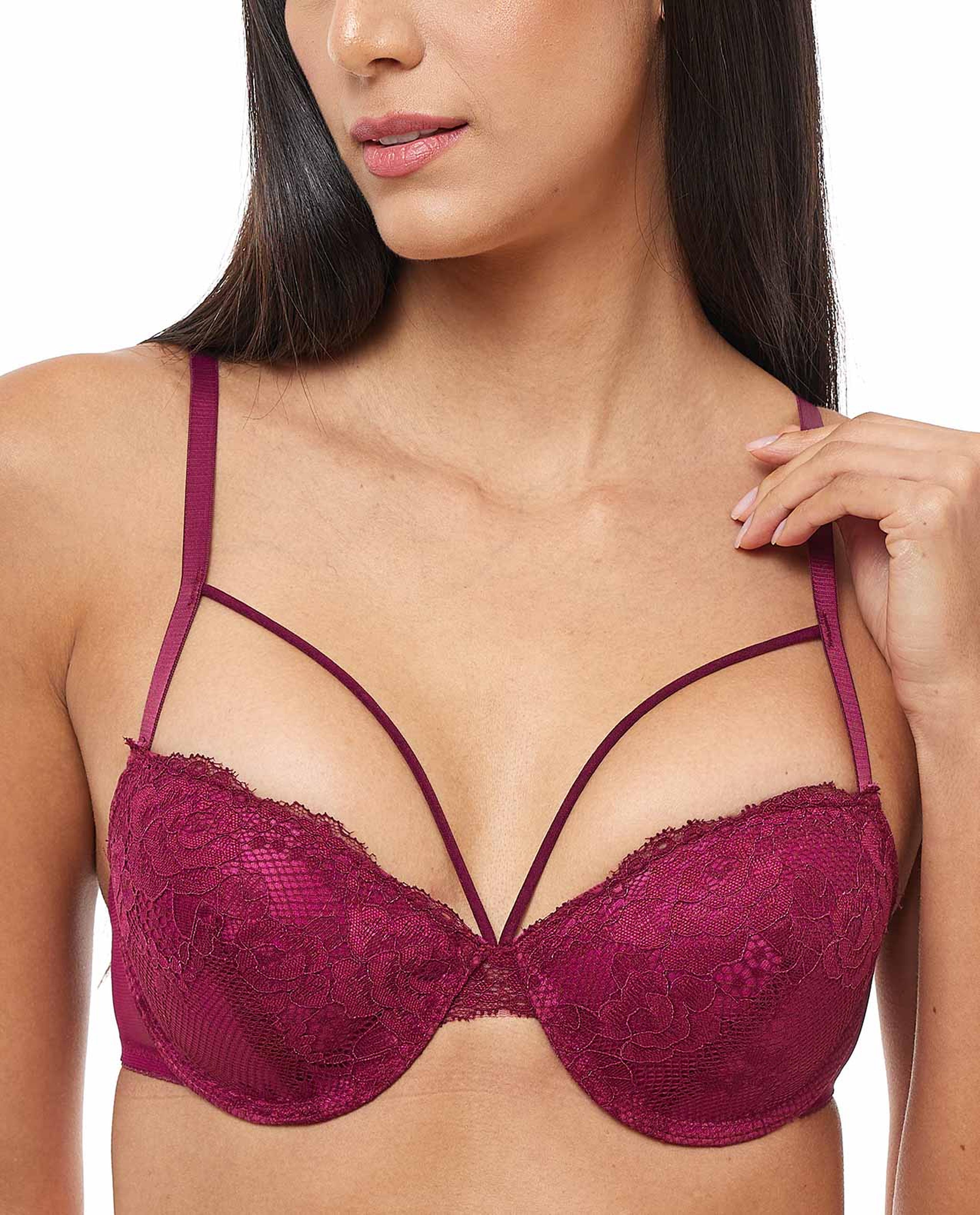 Laced Underwire Bra
