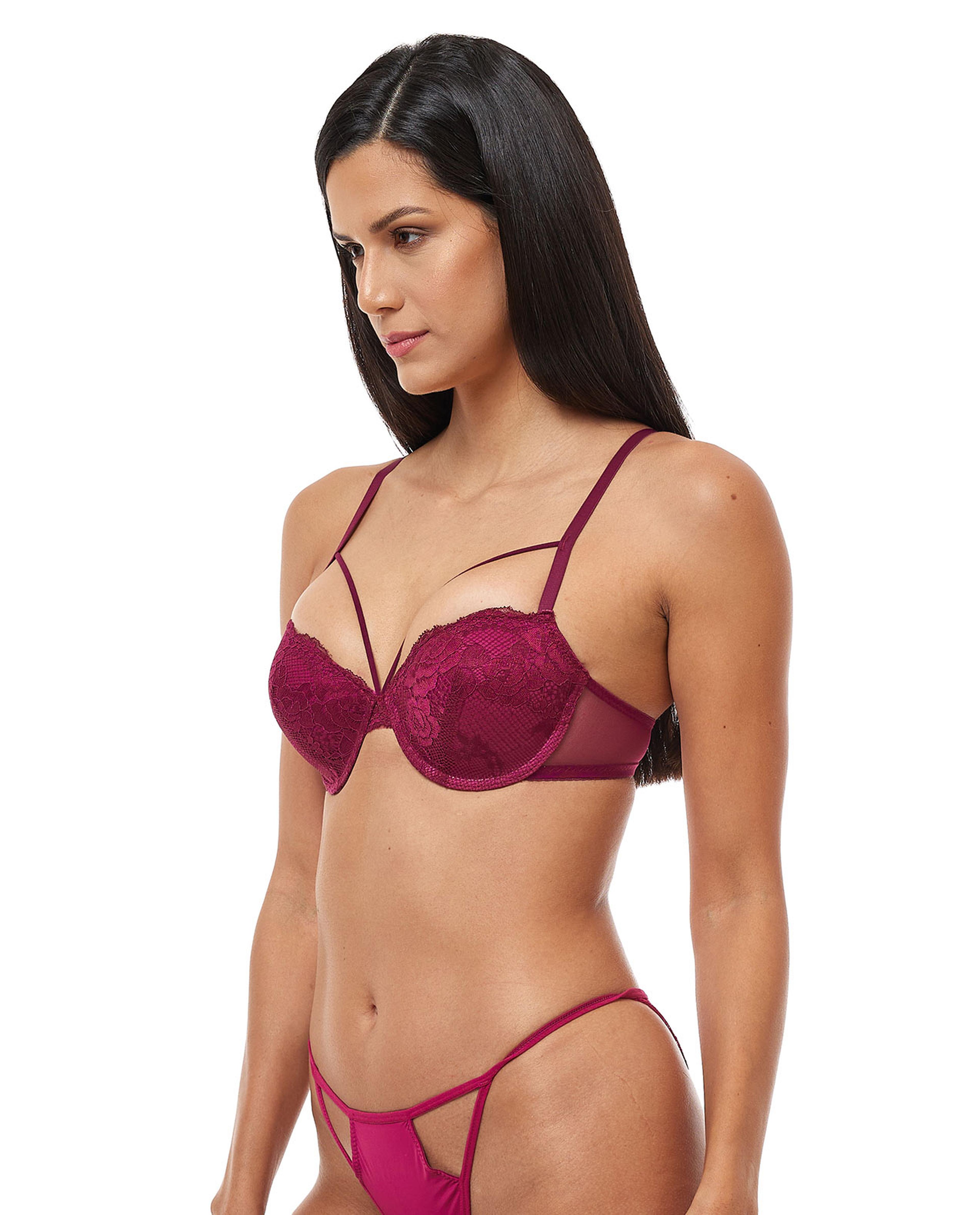 Laced Underwire Bra