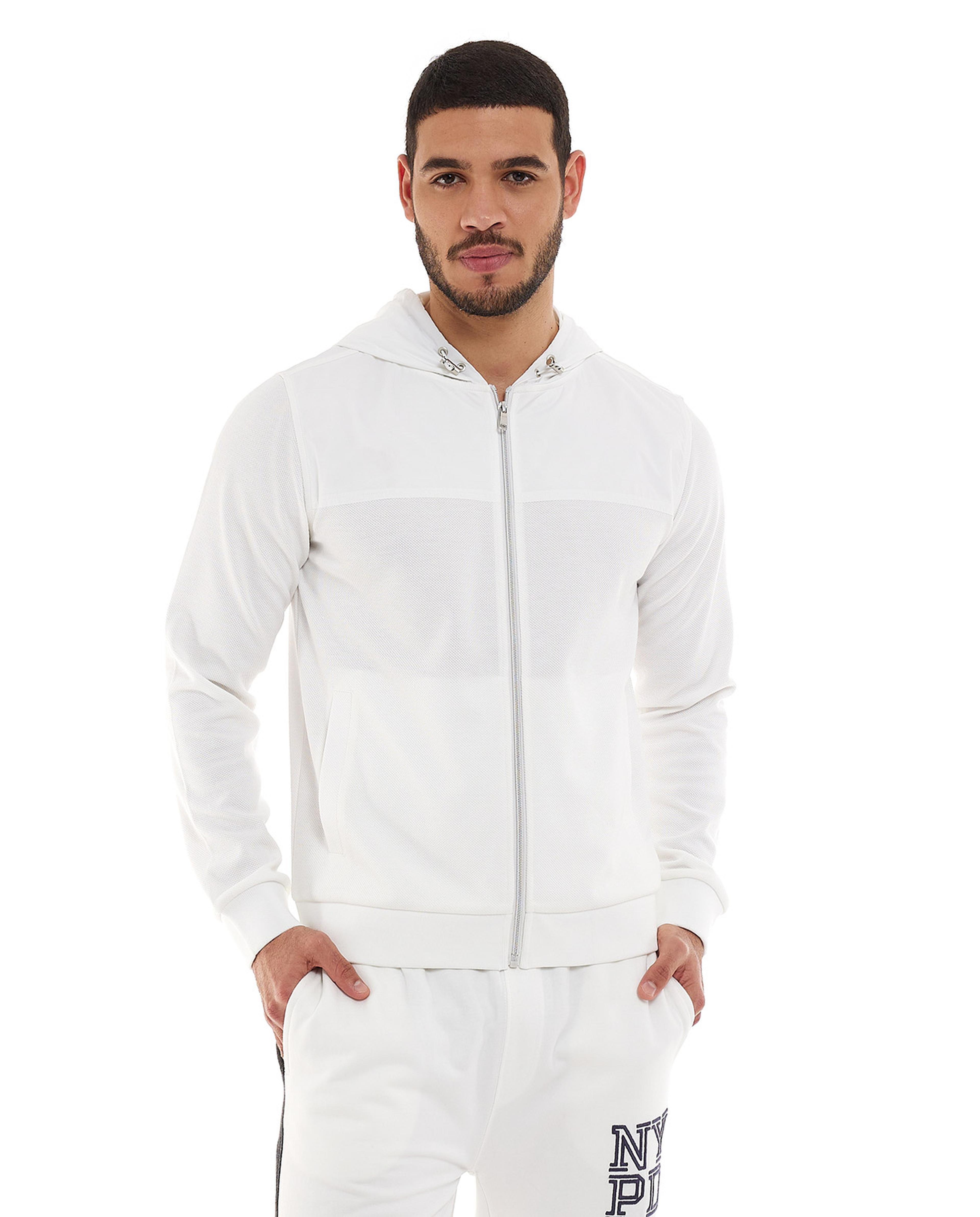 جاكيت سادة بهودي وسحاب