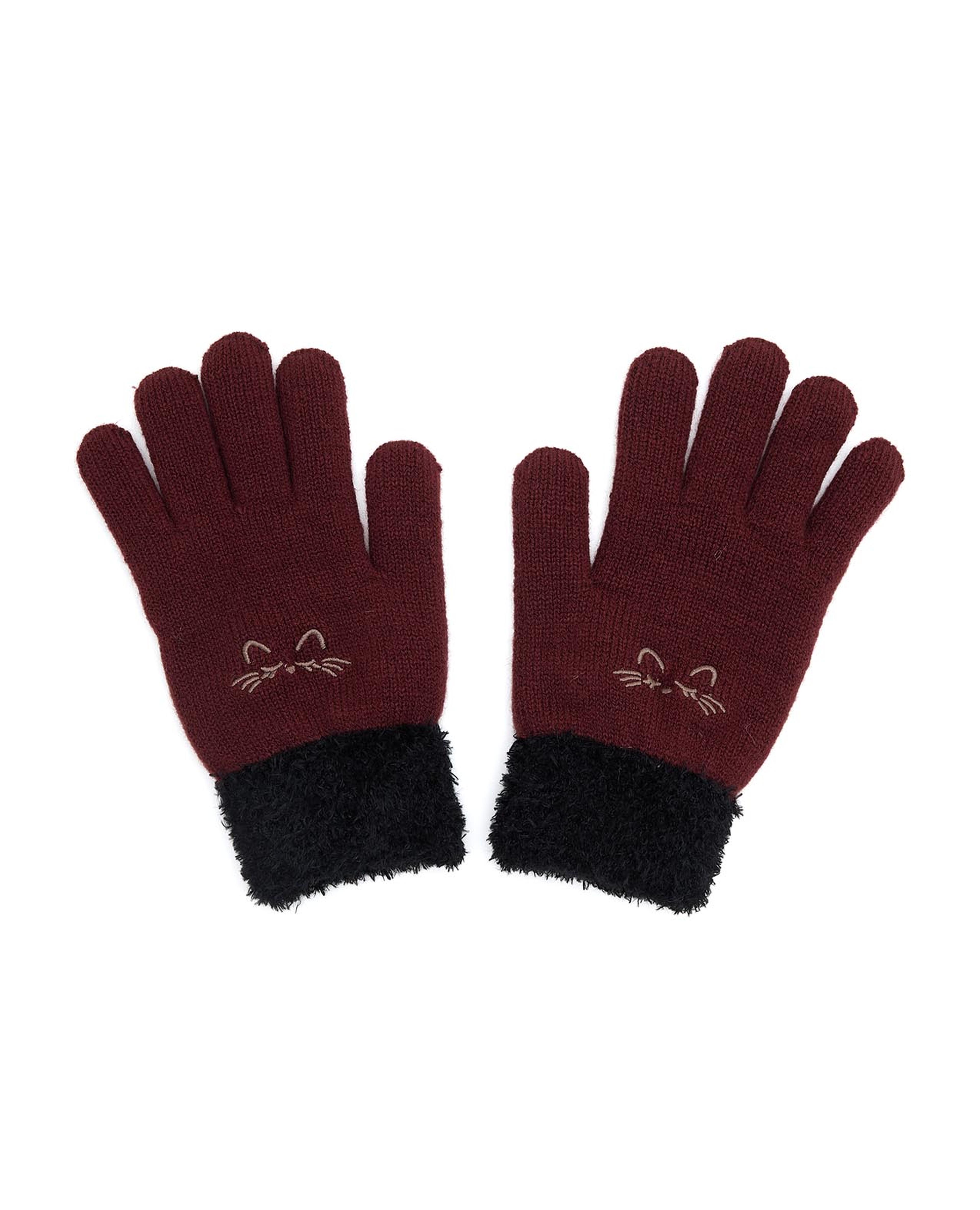 Furry Cuff Gloves