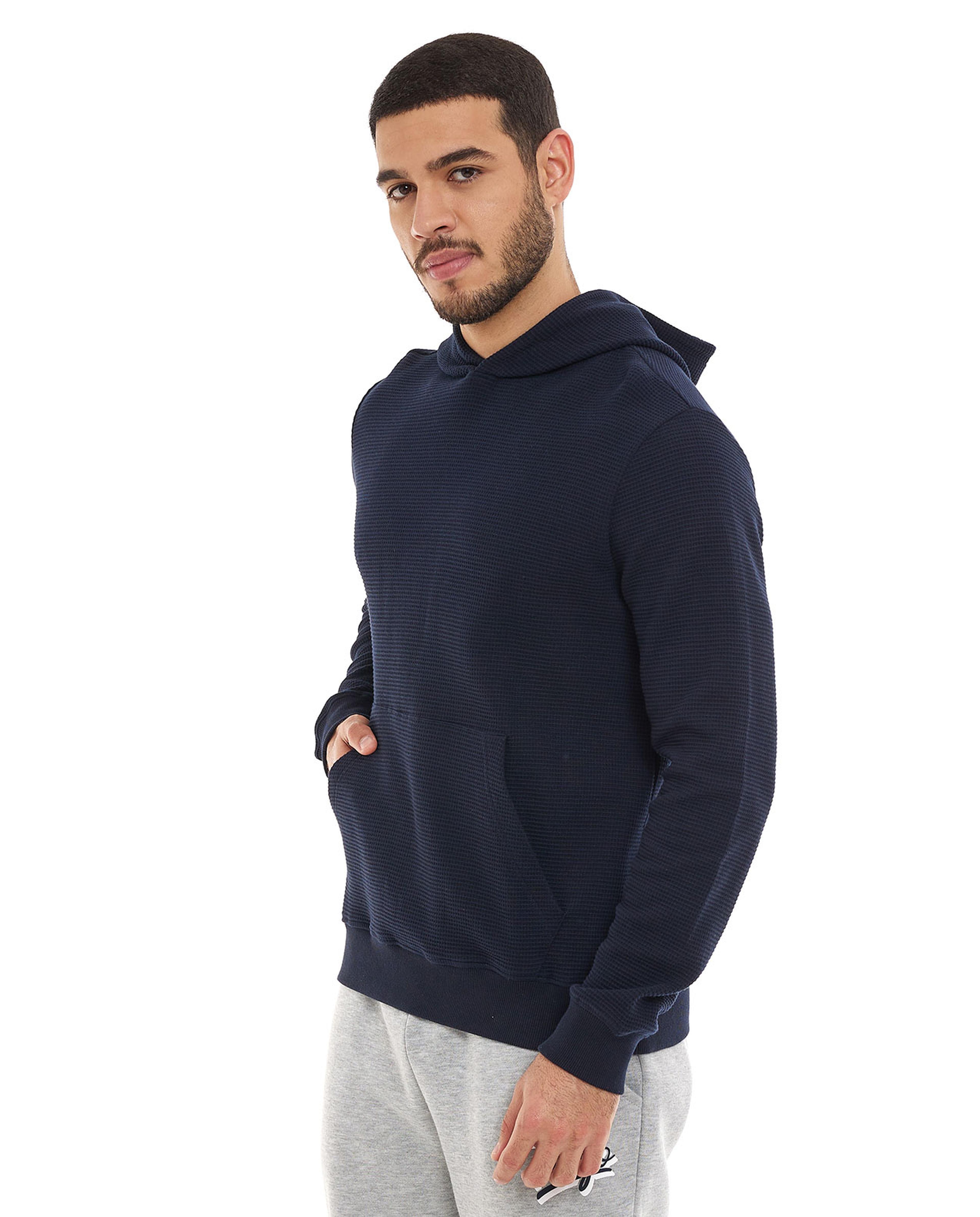 هودي سادة بأكمام طويلة