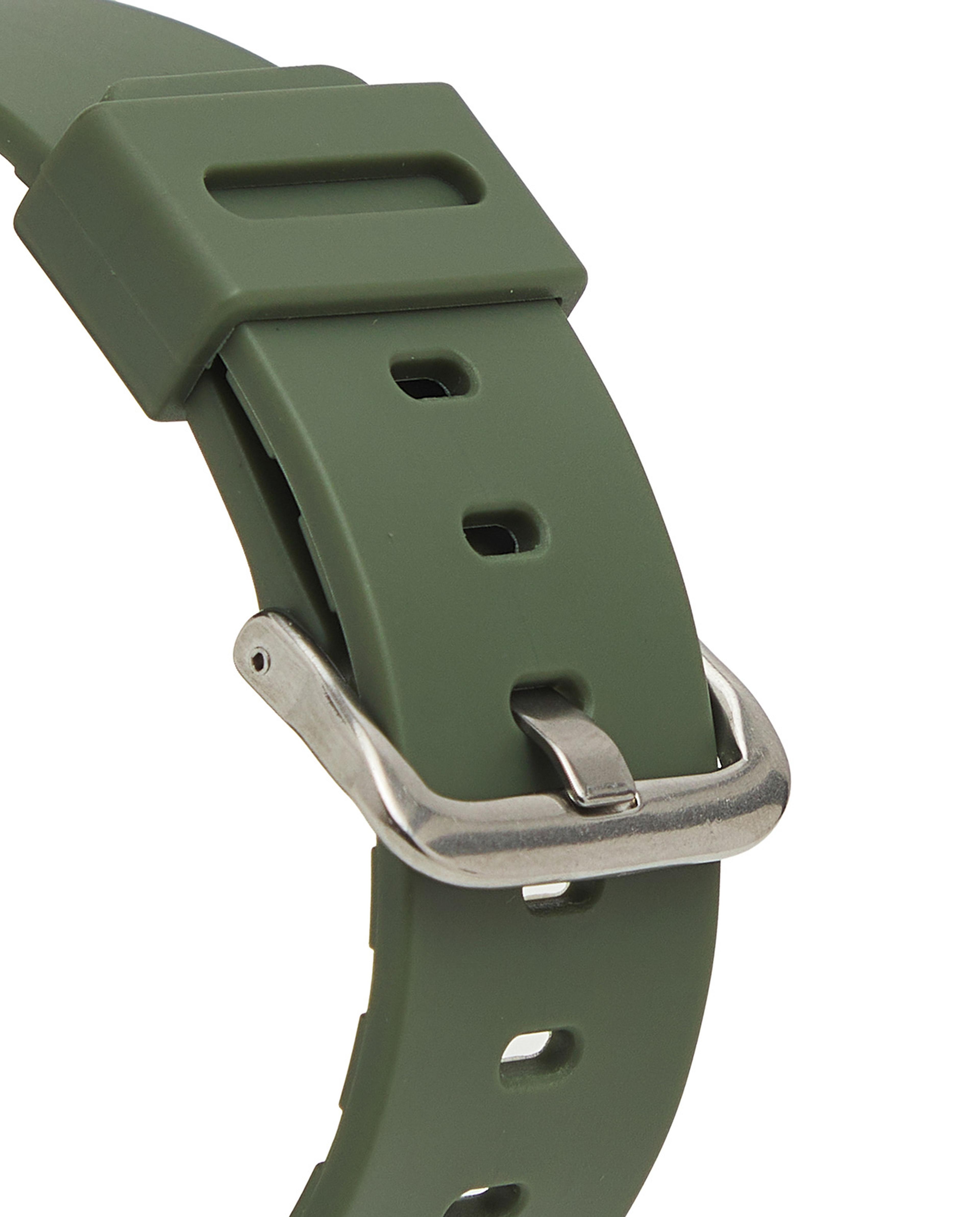 Digital Watch with Buckle Strap