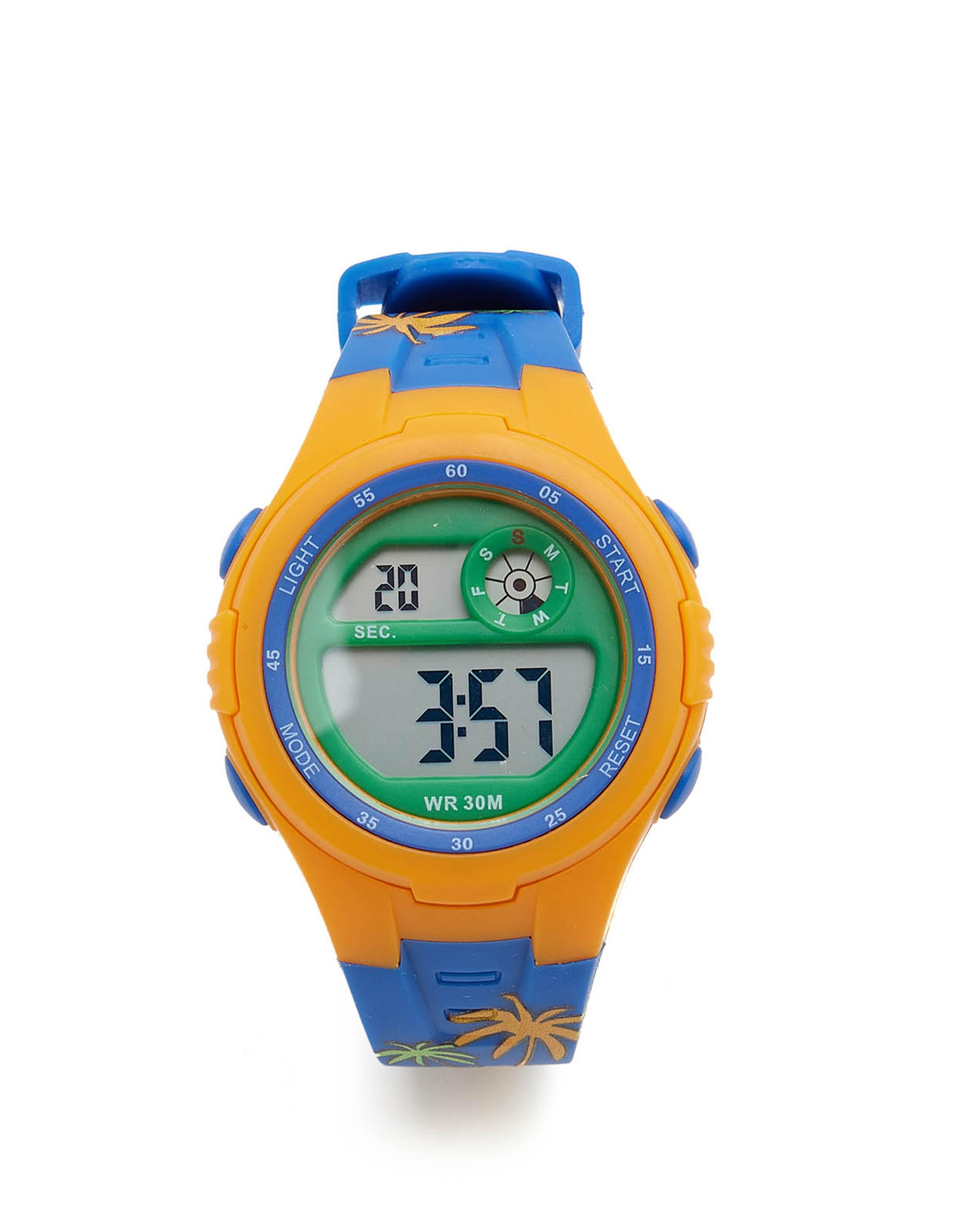 ساعة رقمية بإبزيم