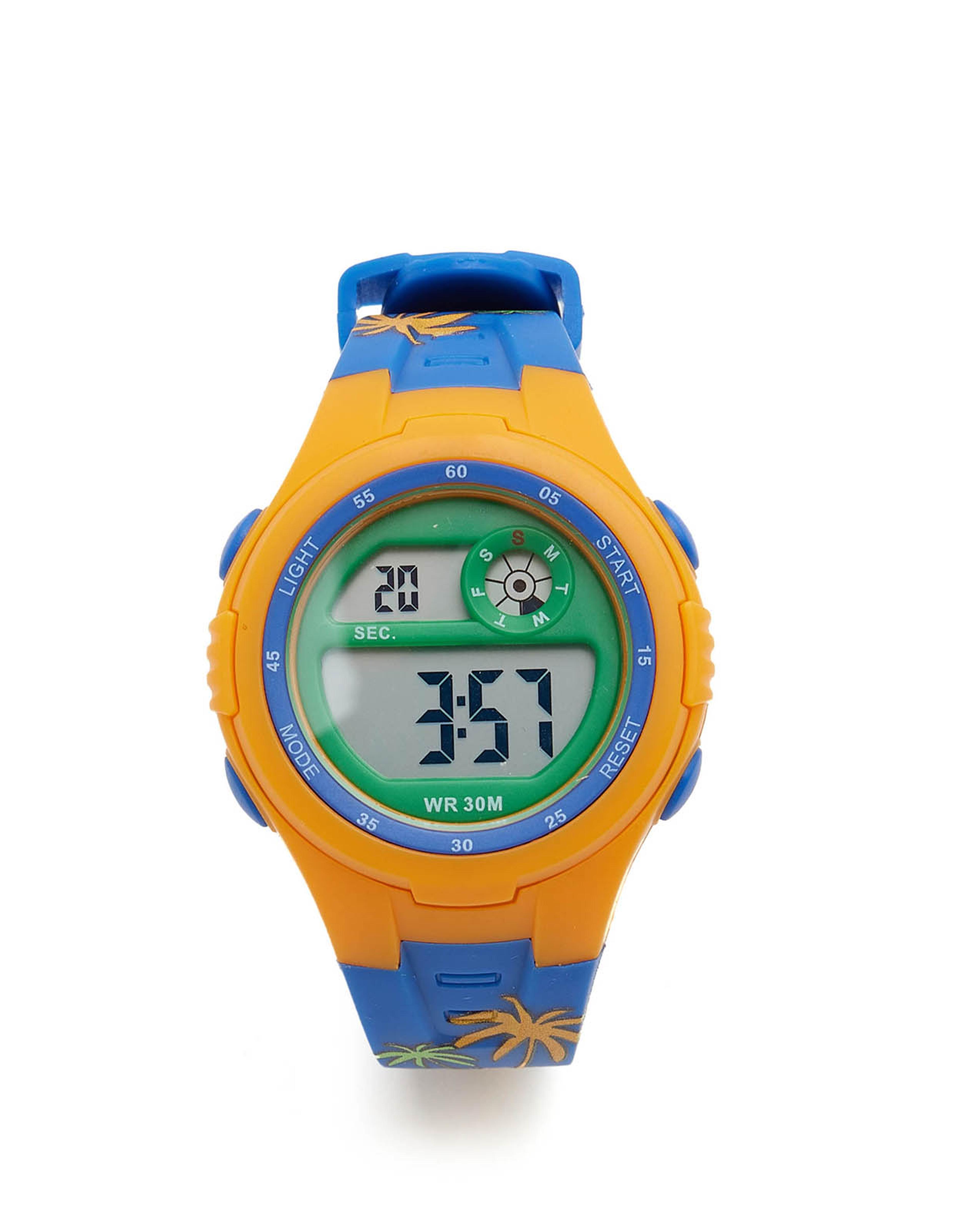 ساعة رقمية بإبزيم