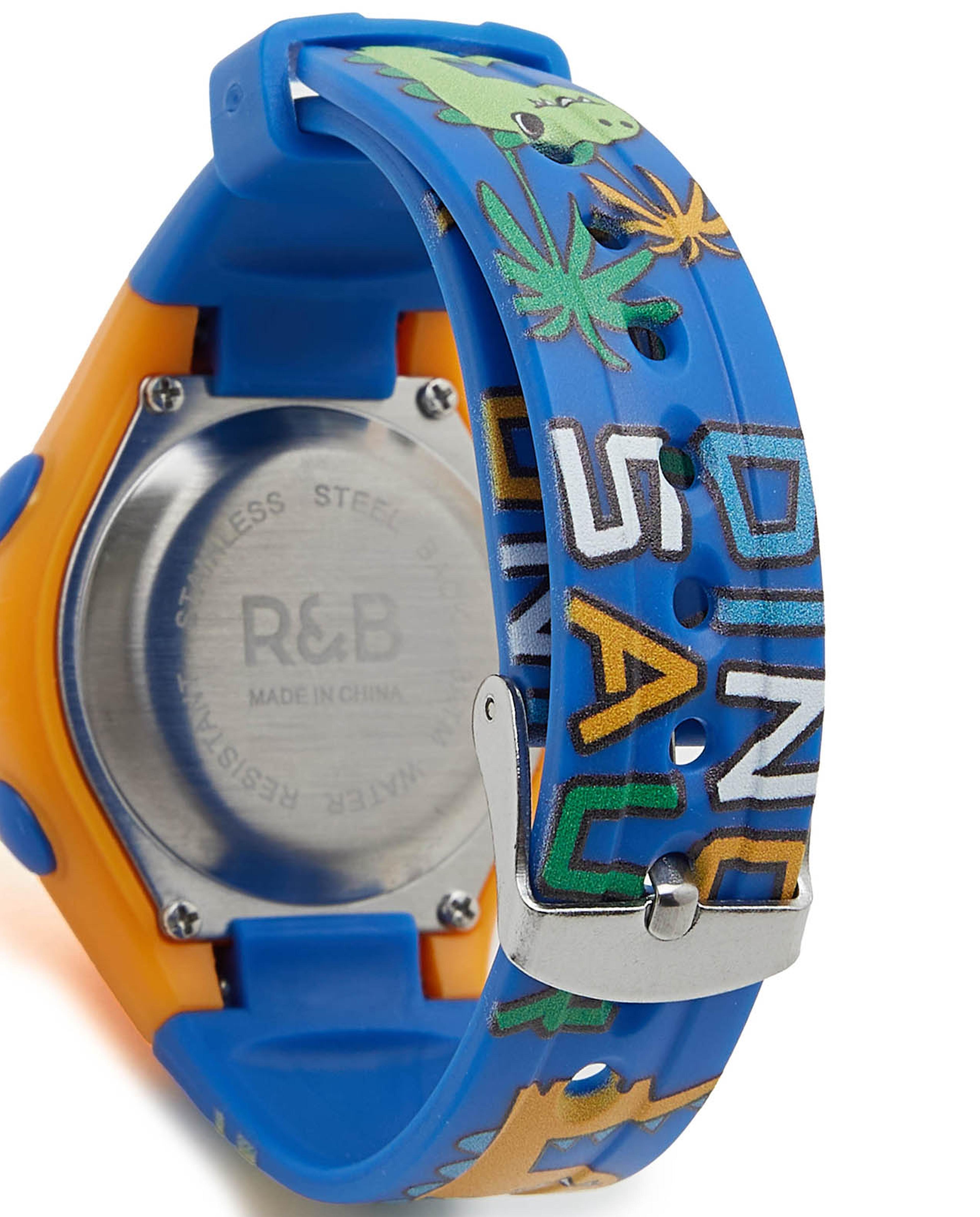 ساعة رقمية بإبزيم