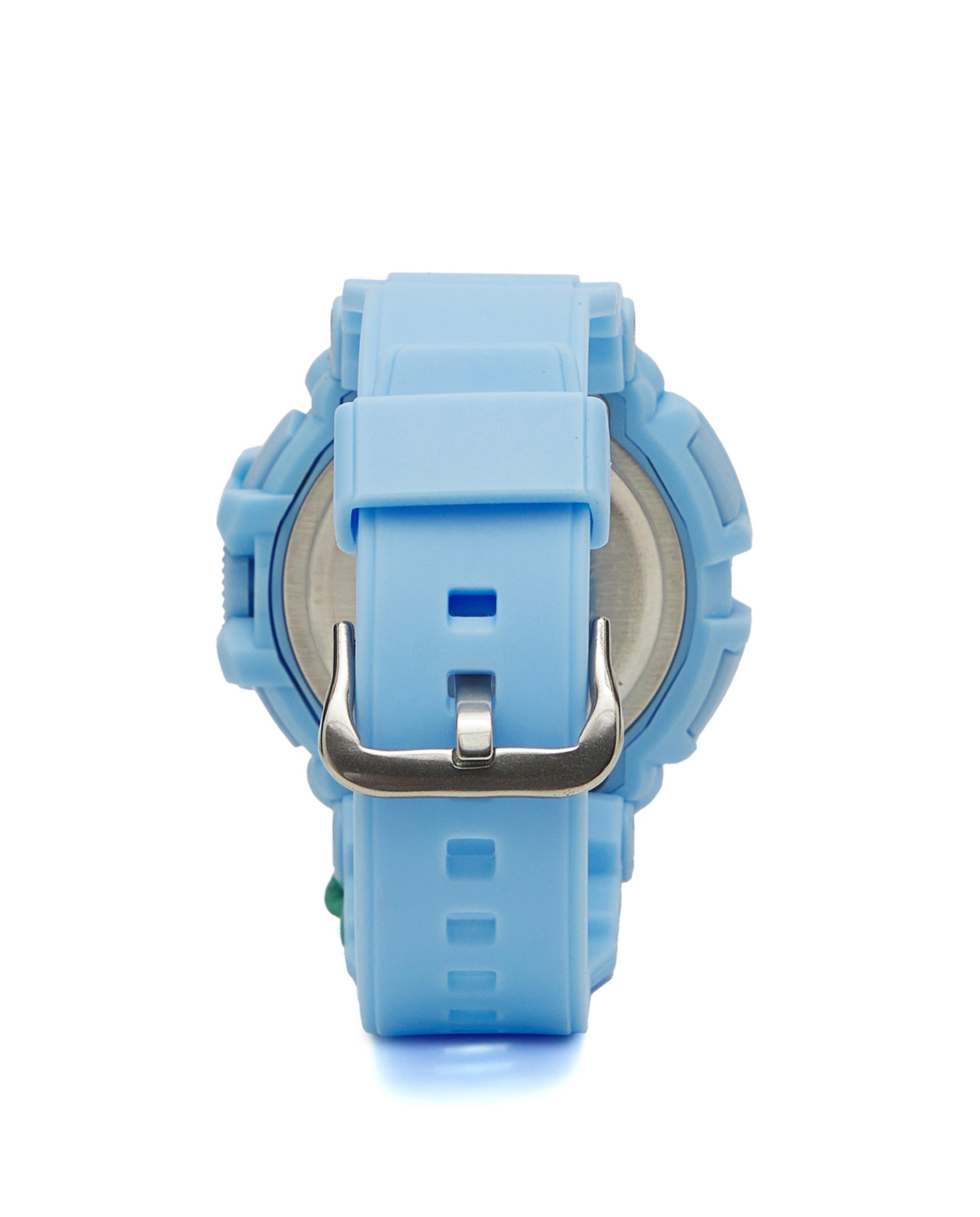 Digital Watch with Buckle Strap