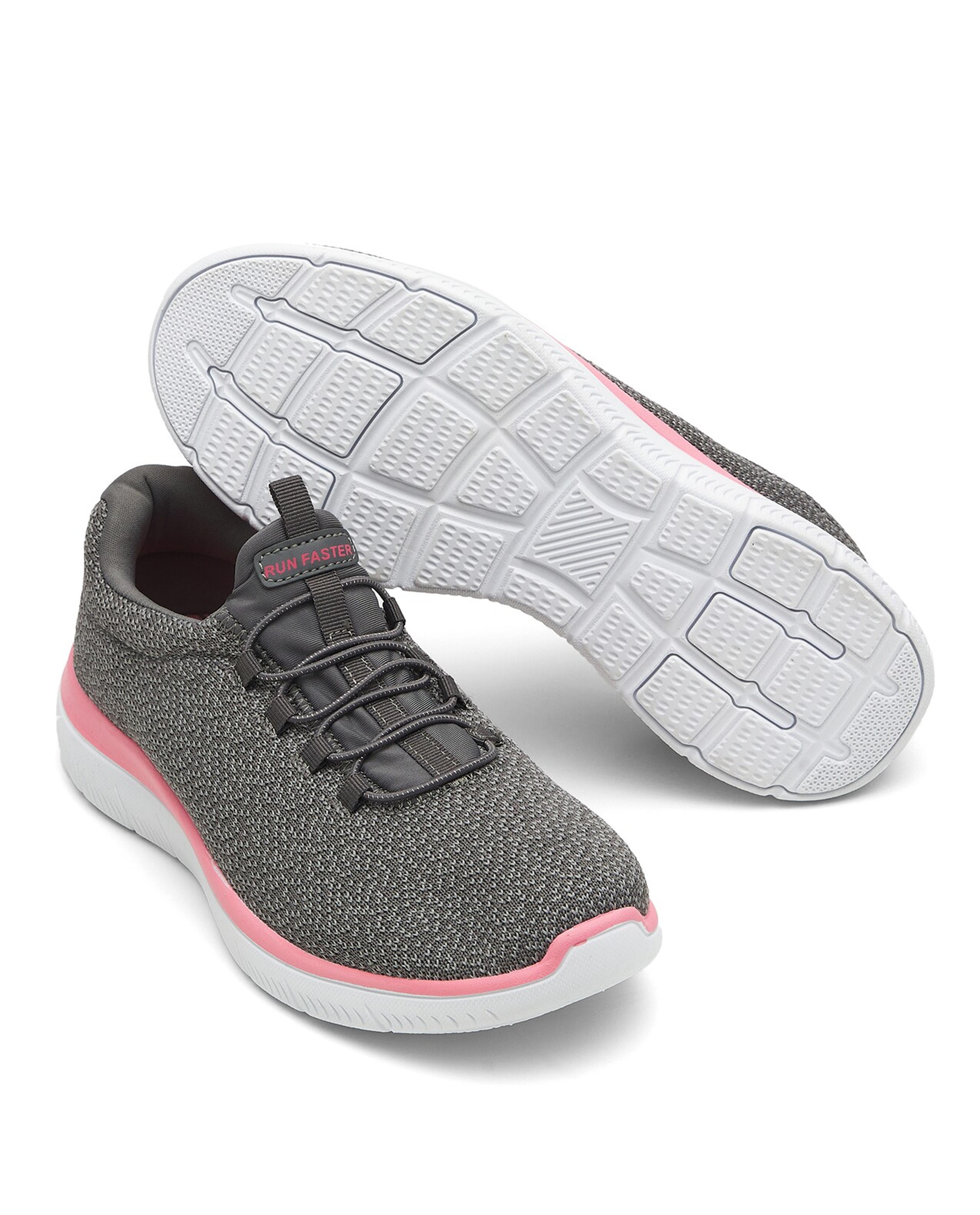 Knitted Lace-Up Shoes