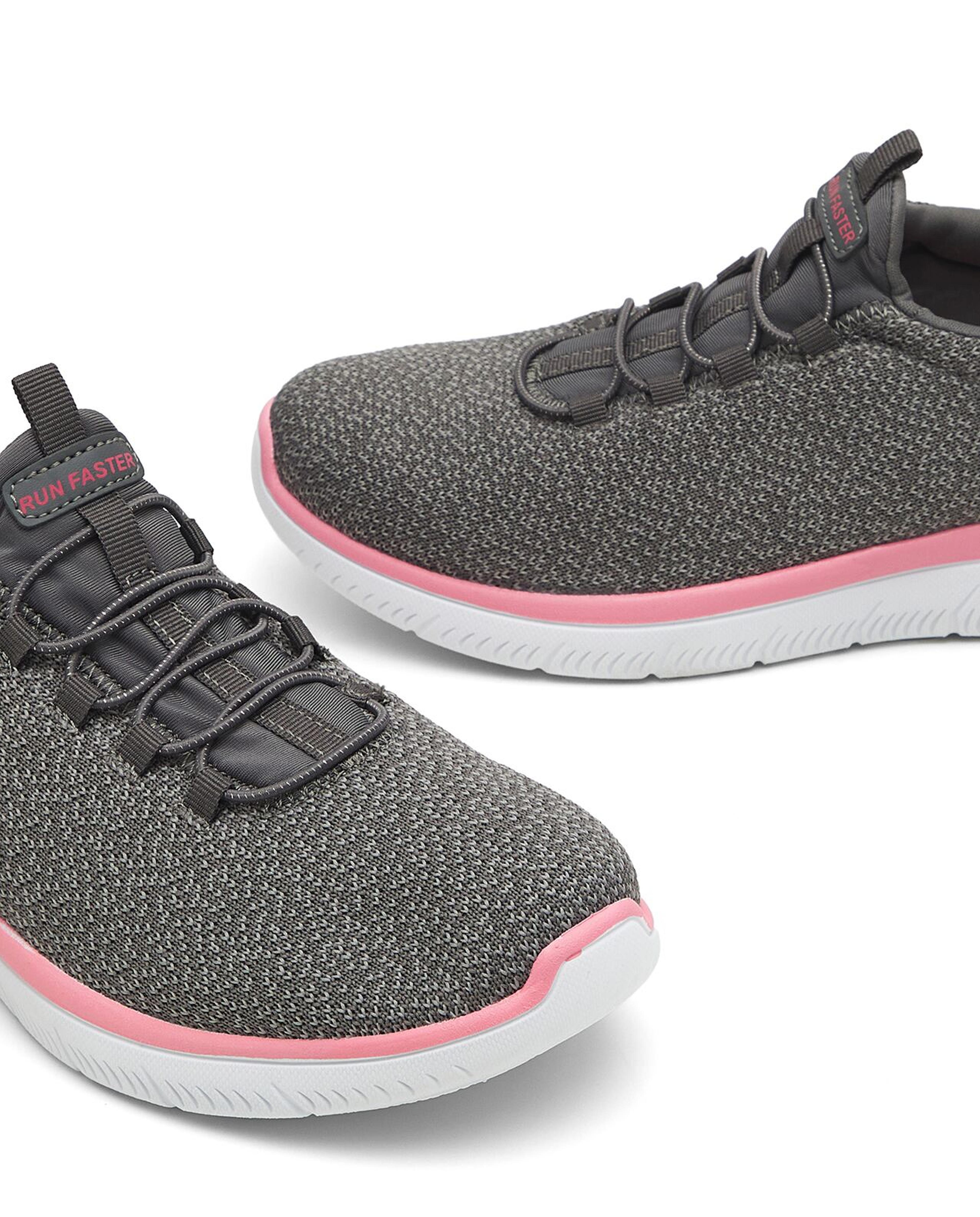 Knitted Lace-Up Shoes