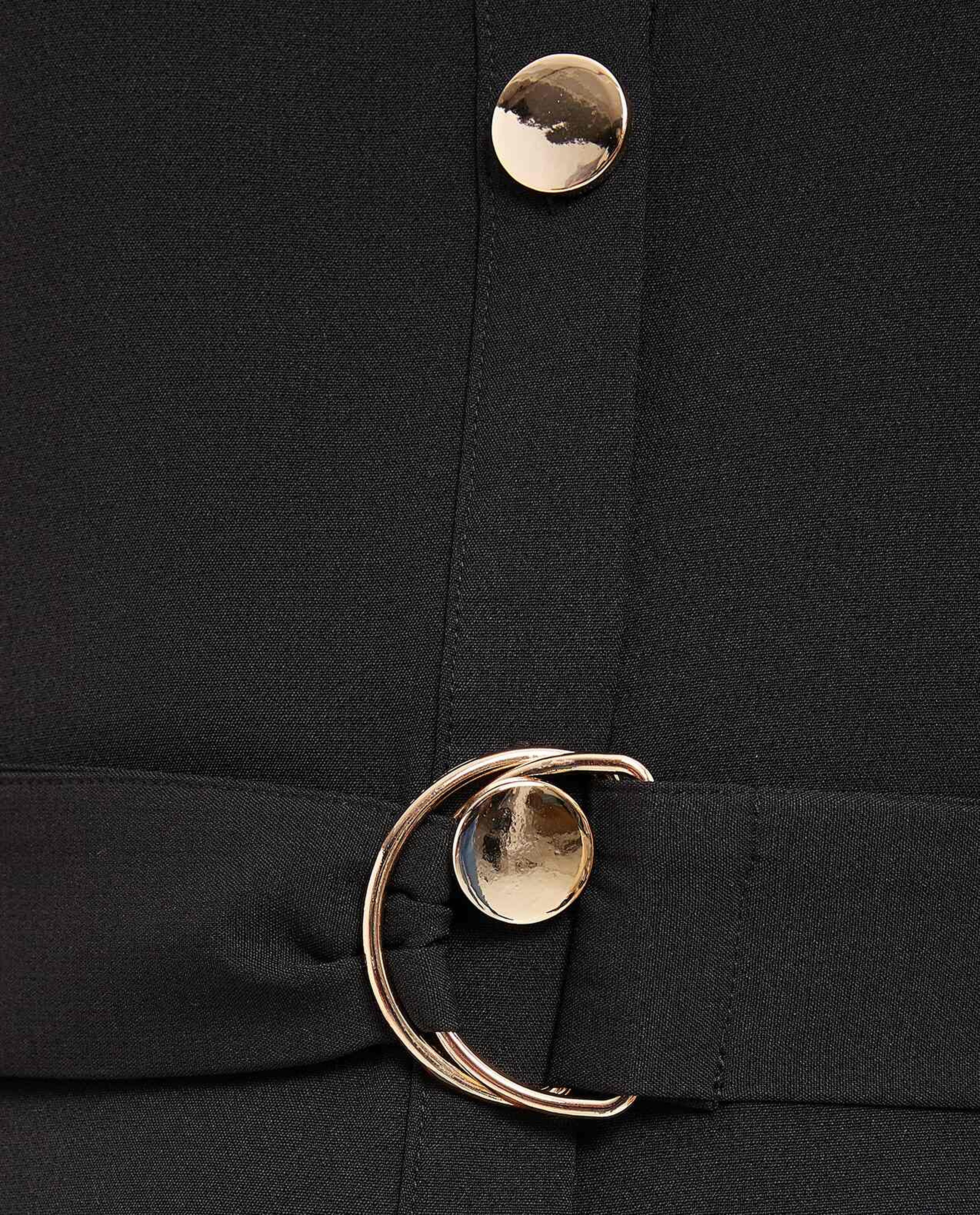 Solid Shirt Dress with Waist Belt