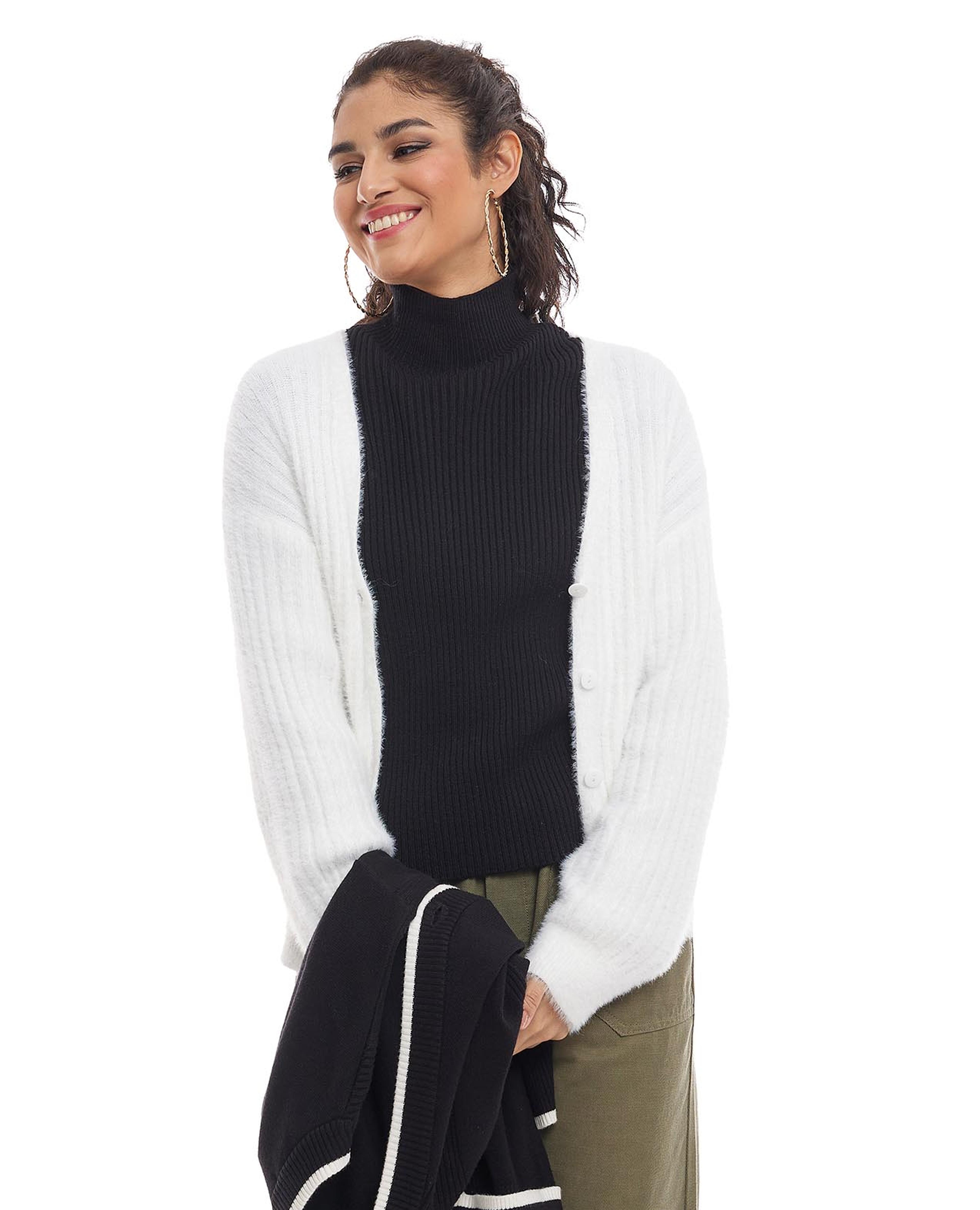 كارديغان بياقة V