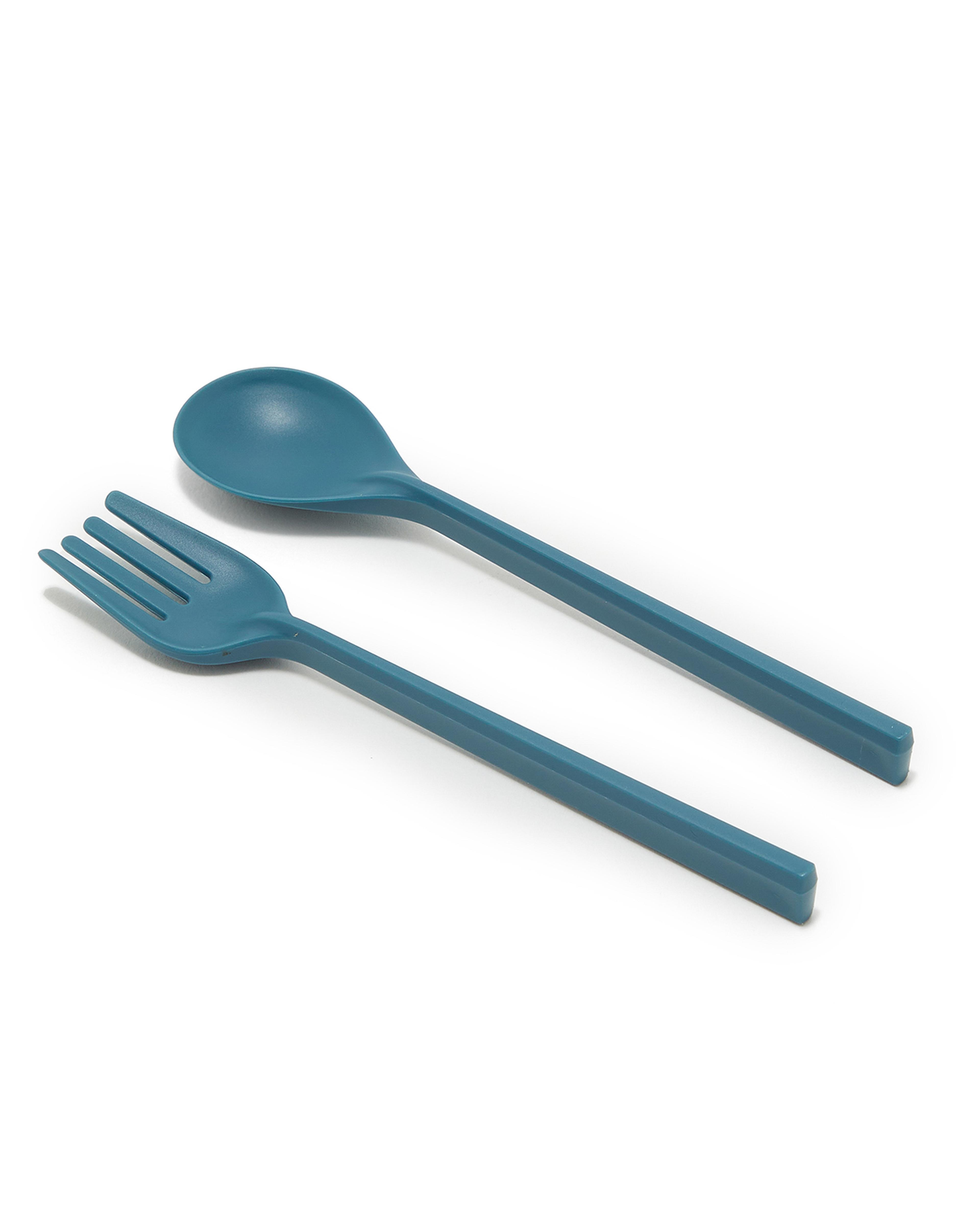 صندوق غداء مع أدوات طعام, 1100 مل