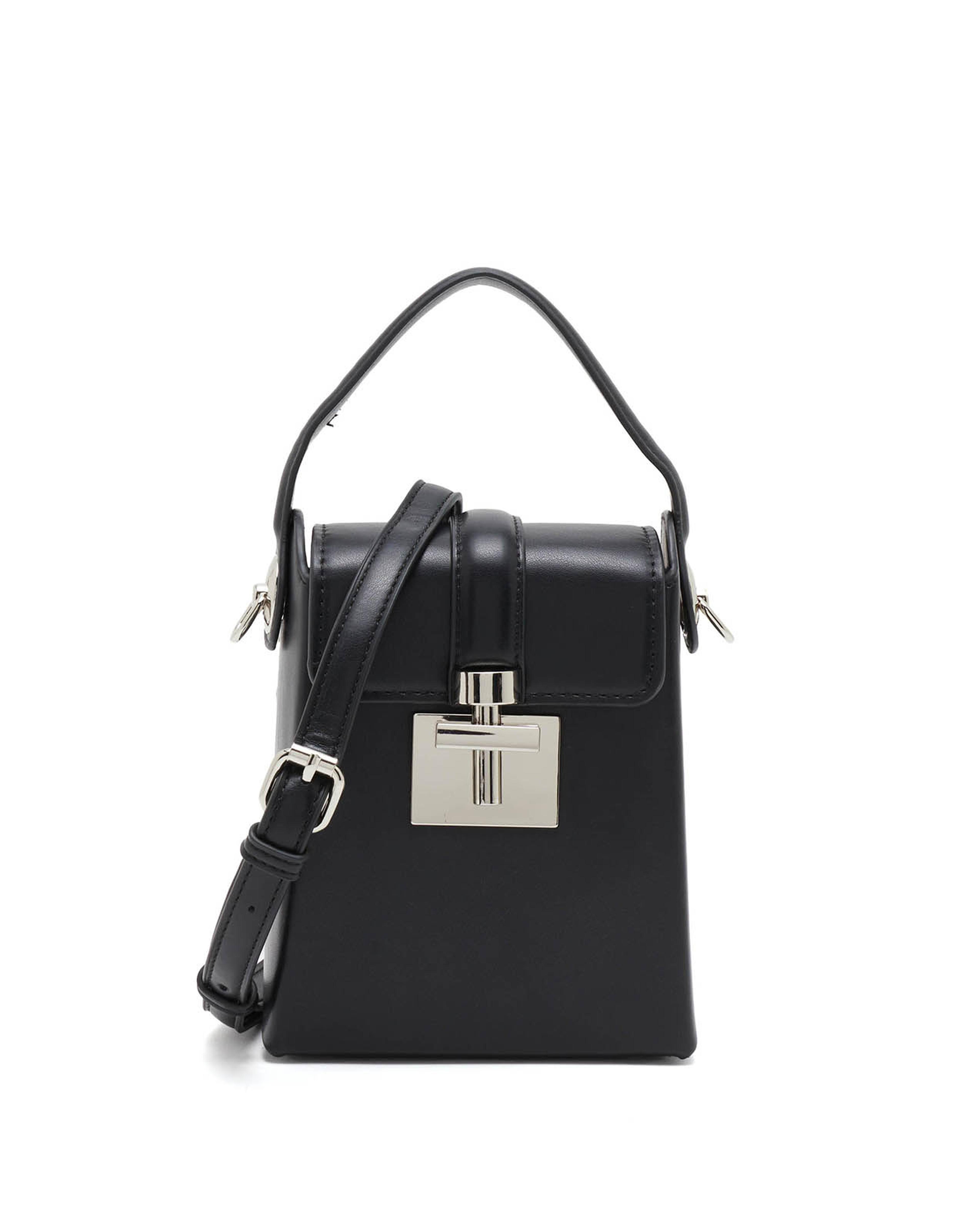 Metal Accent Mini Crossbody Bag