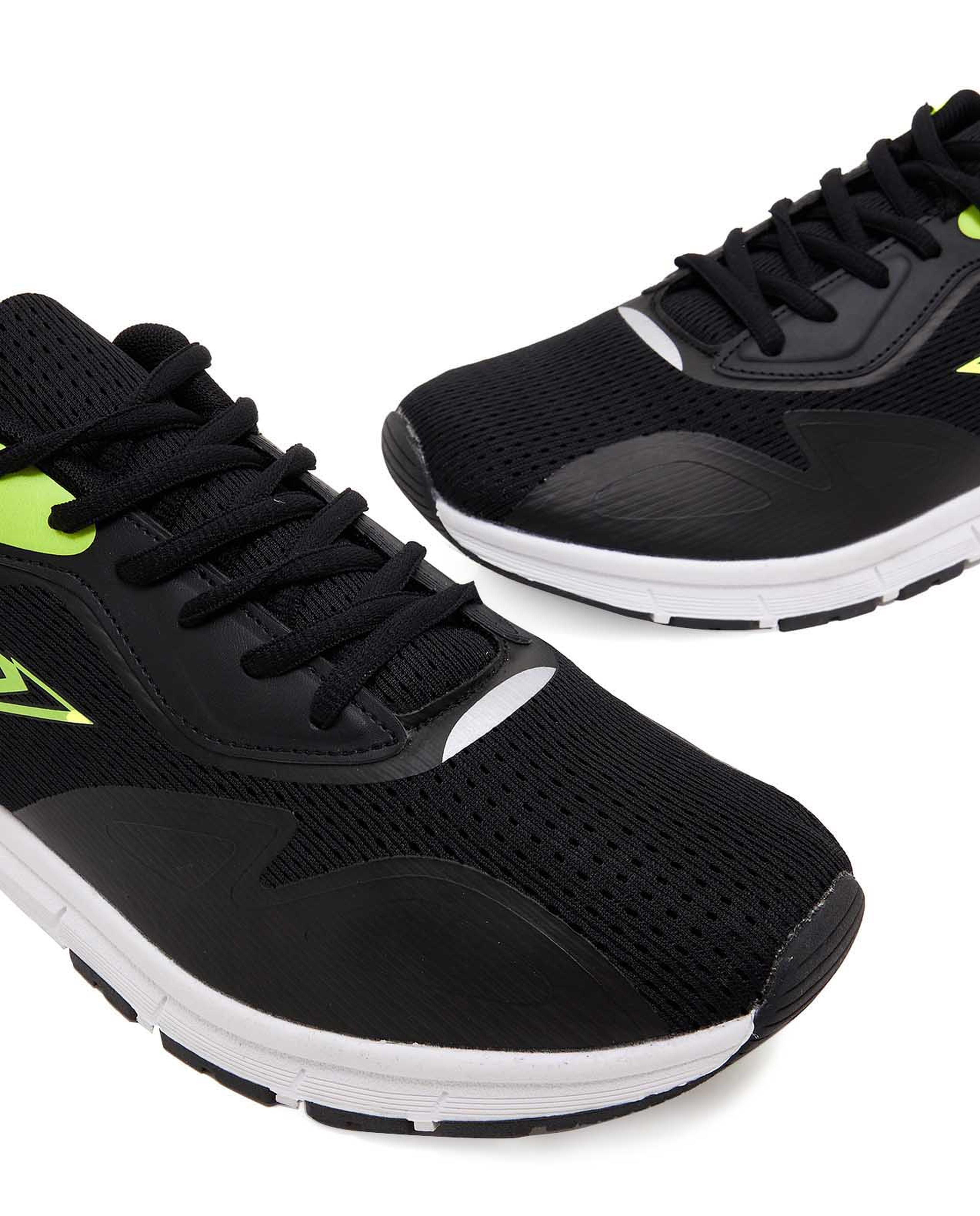 Mesh Lace-Up Running Shoes