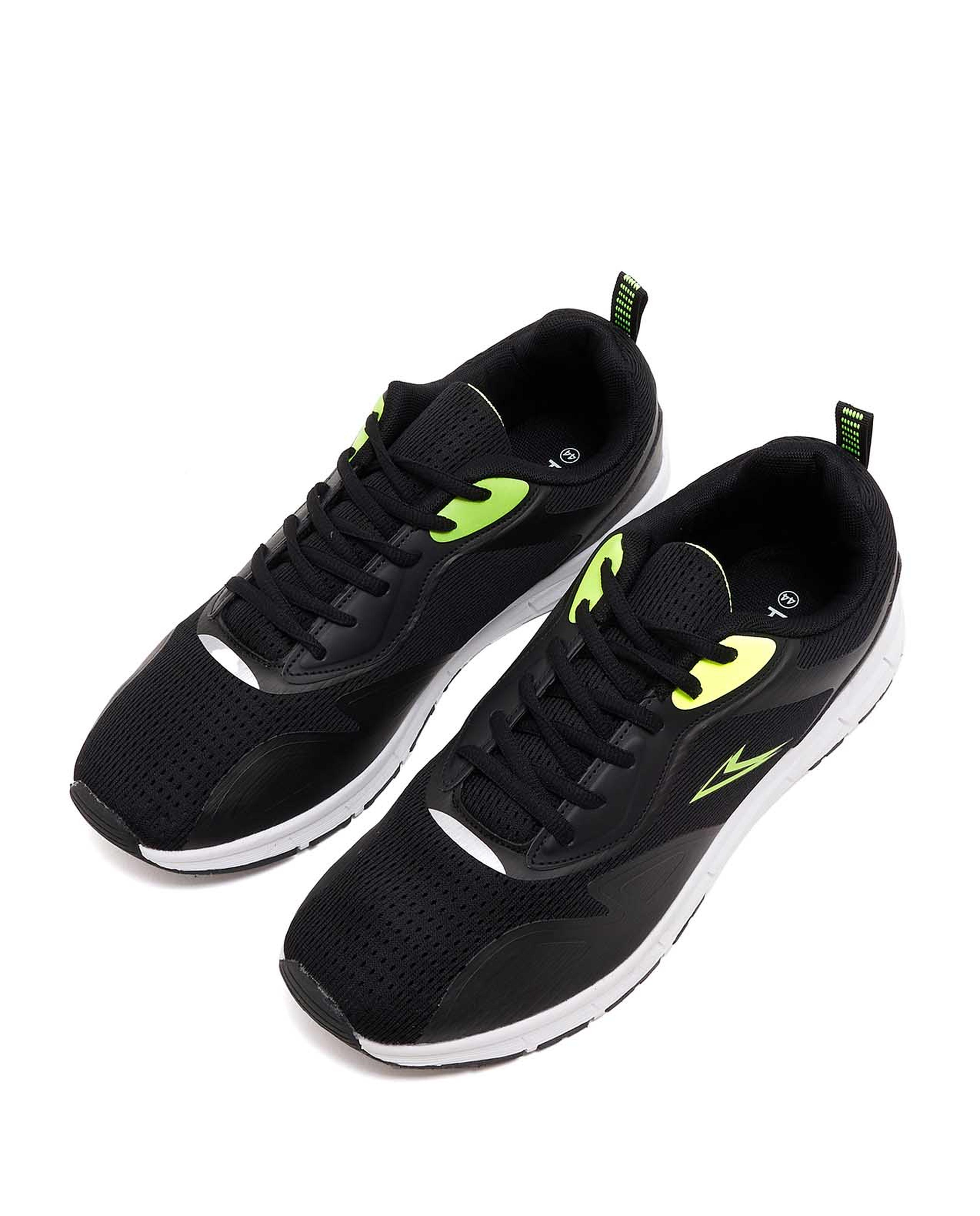 Mesh Lace-Up Running Shoes