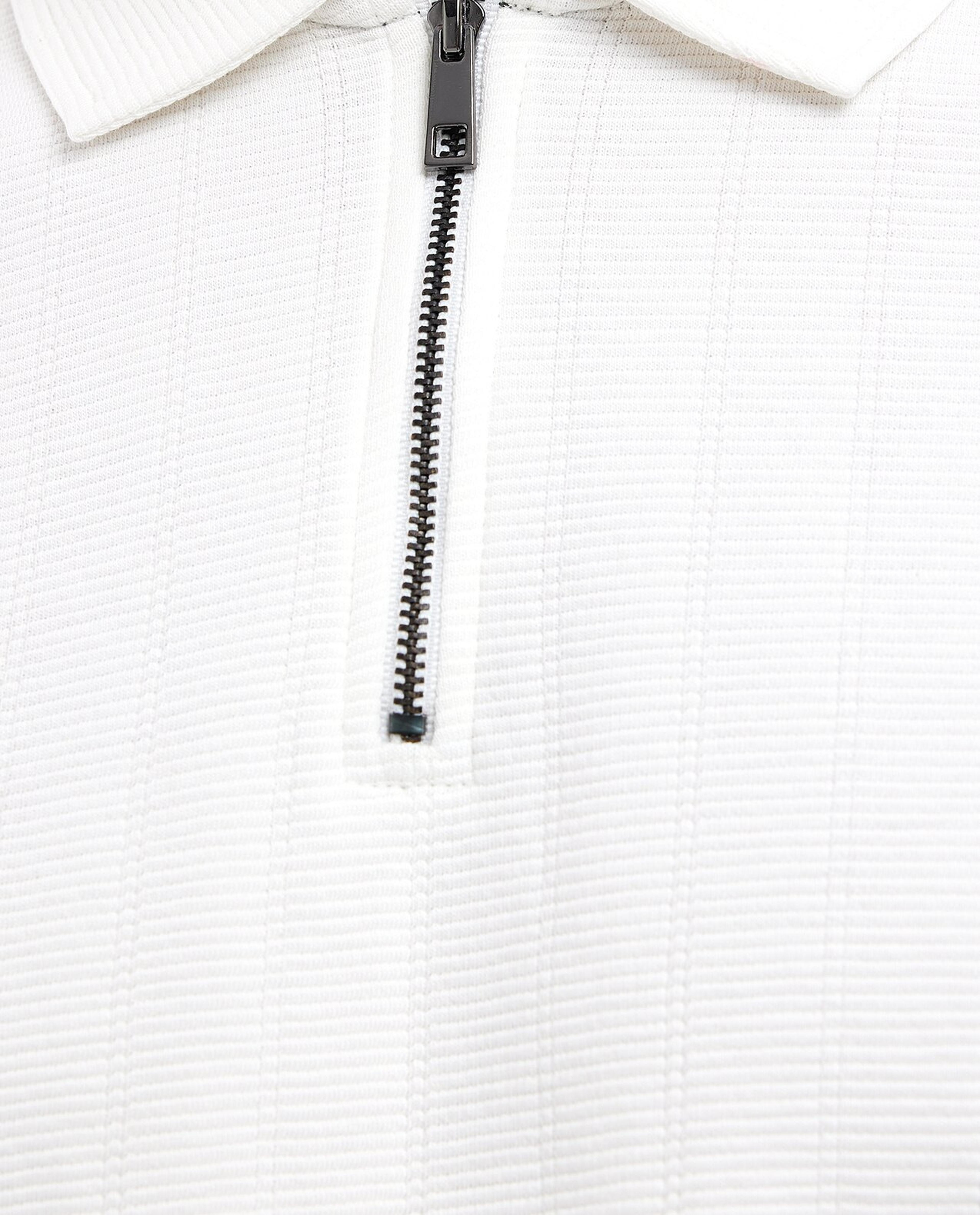 Contrast Trim Polo T-Shirt with Short Sleeves