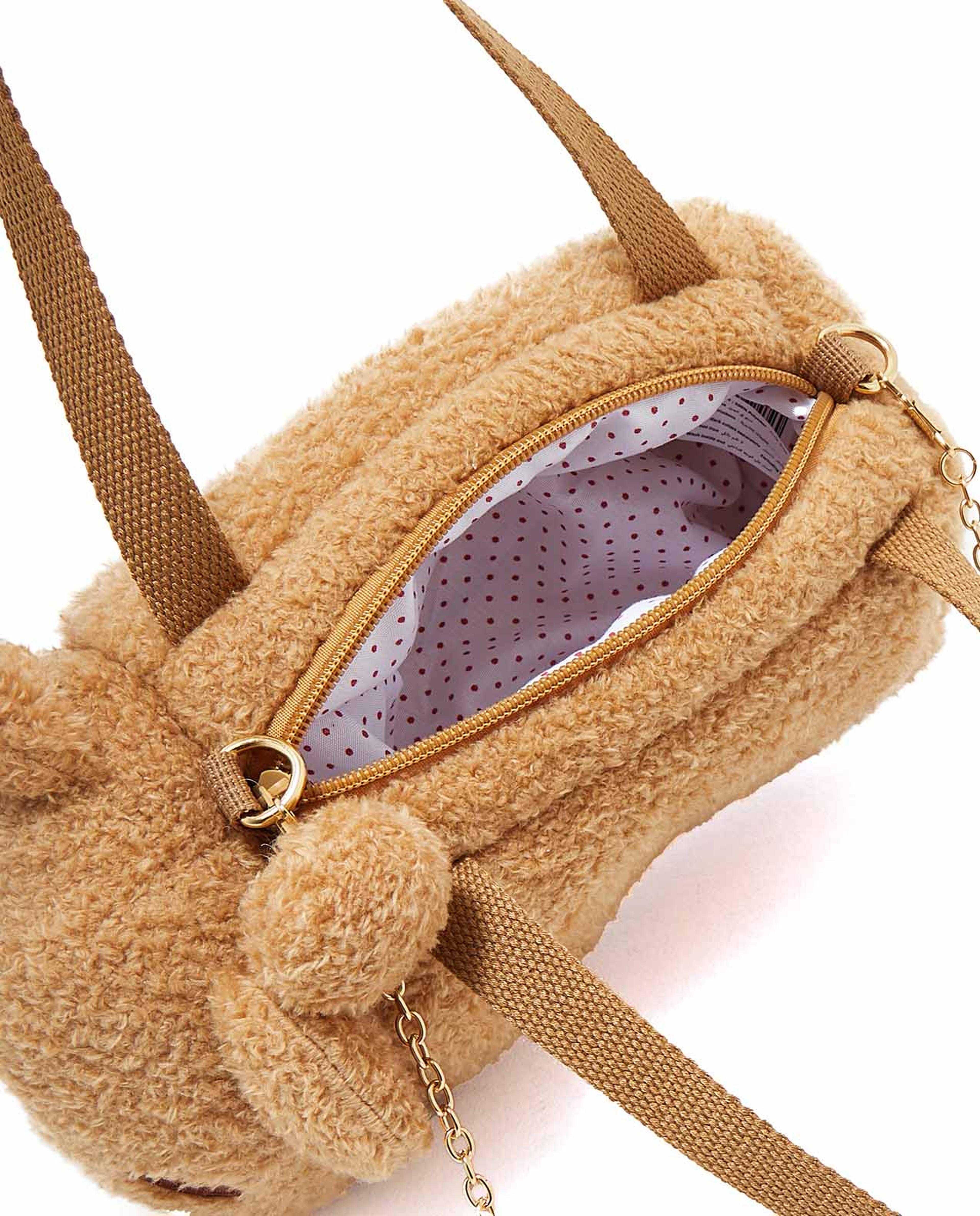 حقيبة كتف شيربا مع حزام