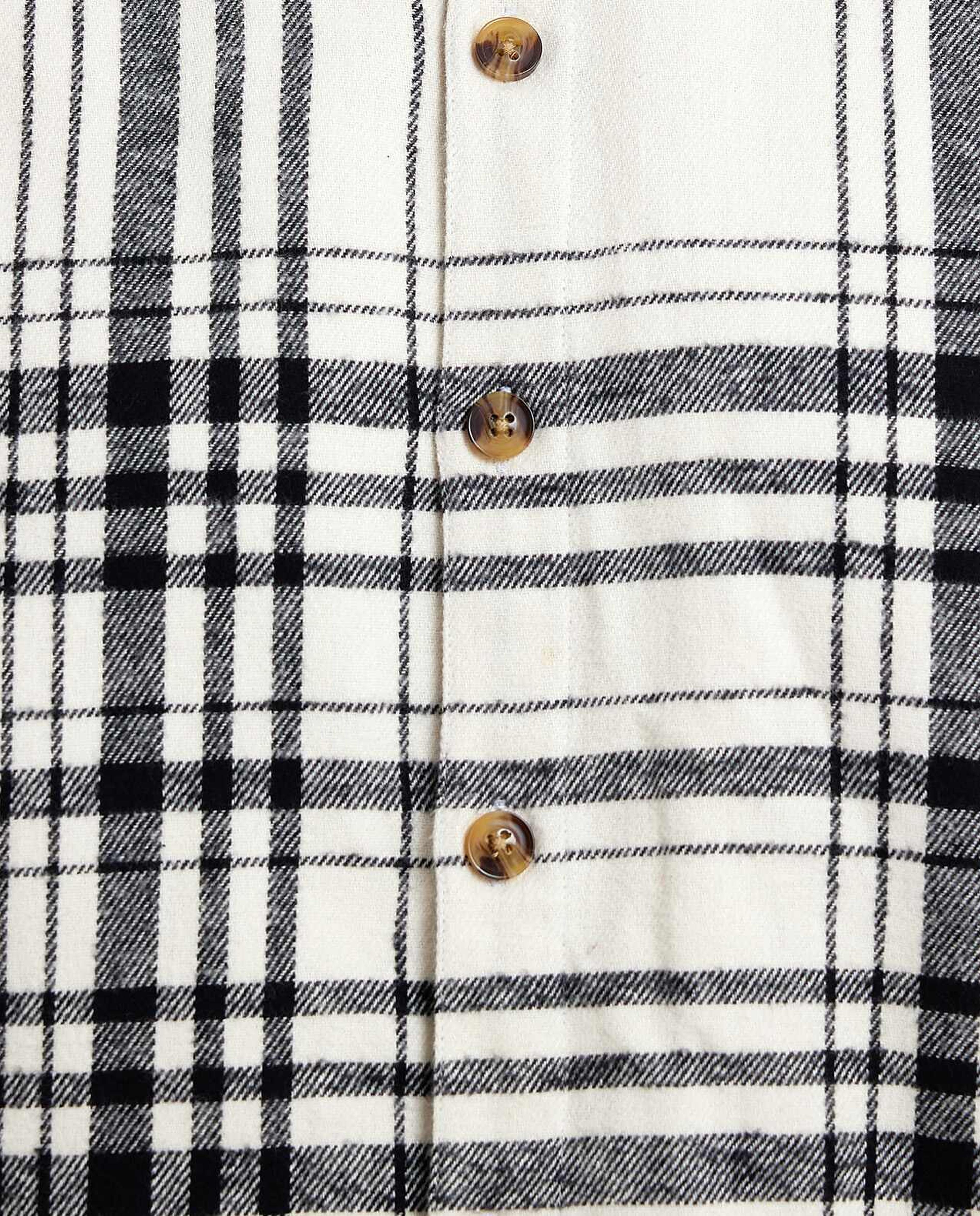 Plaid Shirt with Classic Collar and Long Sleeves