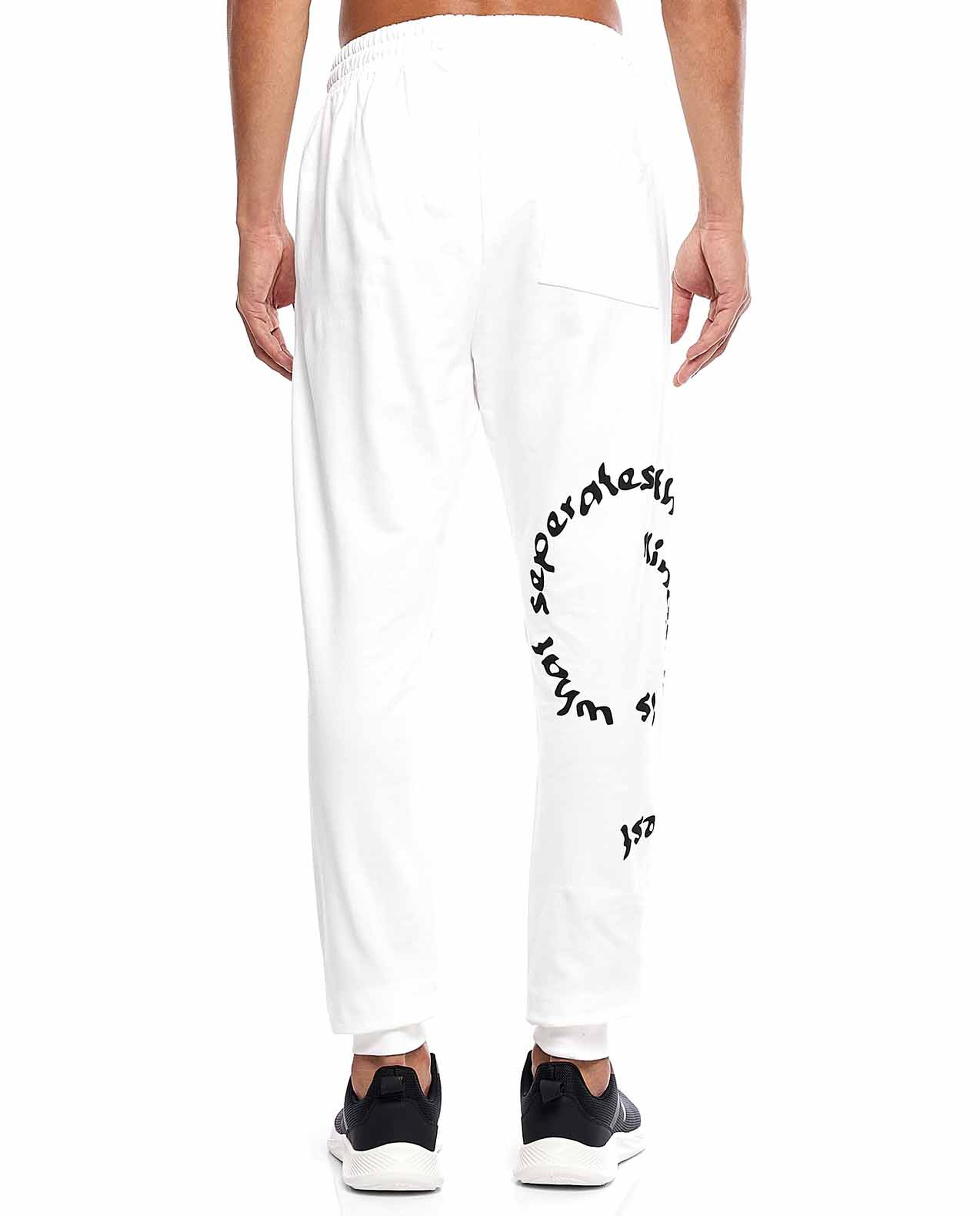Printed Joggers with Drawstring Waist